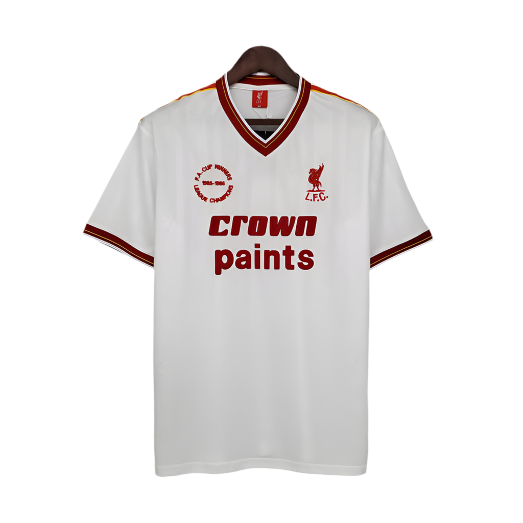 Camisola Liverpool Retrô 1985/1986 -  Branca