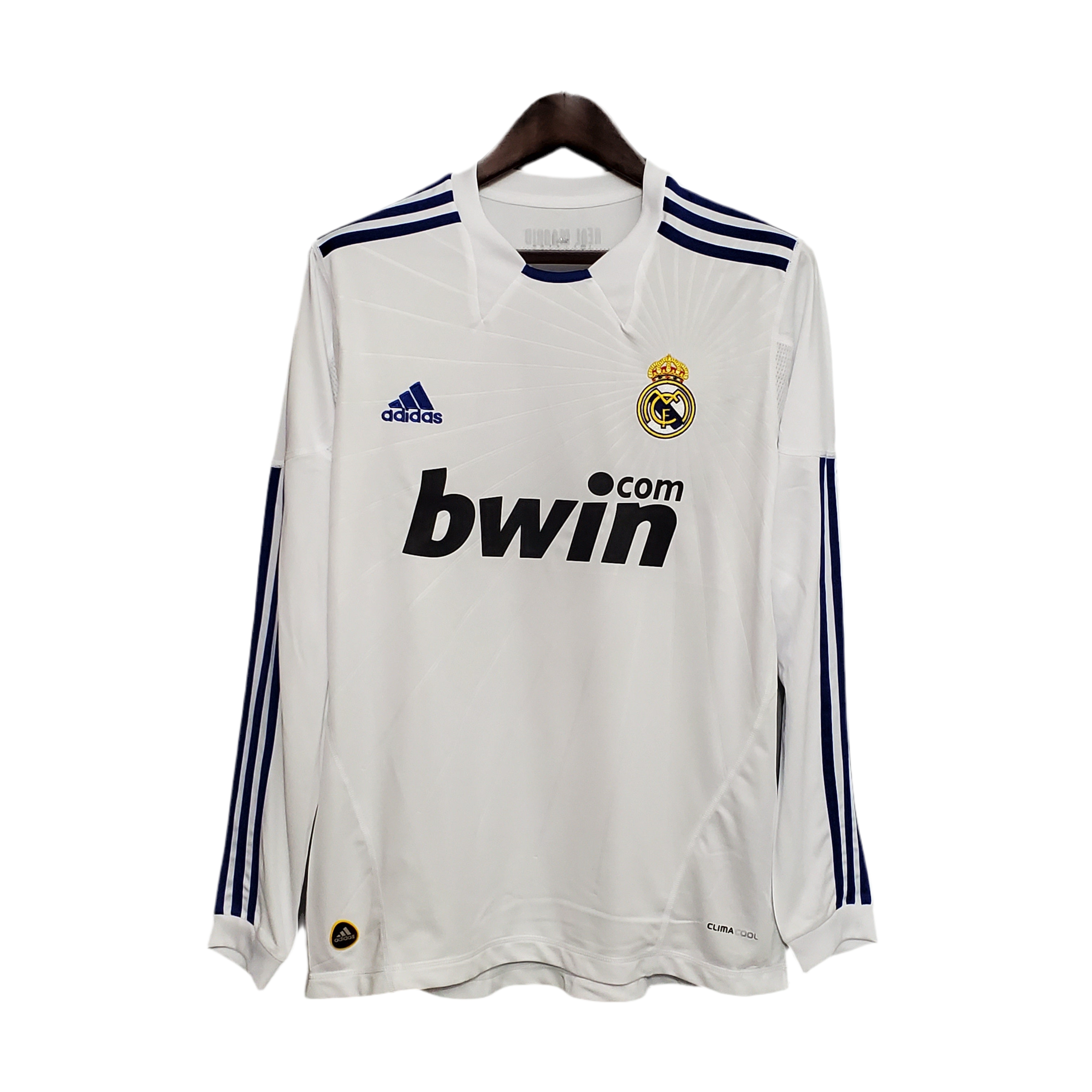 Camisola Manga Longa Real Madrid 10/11 - Branco