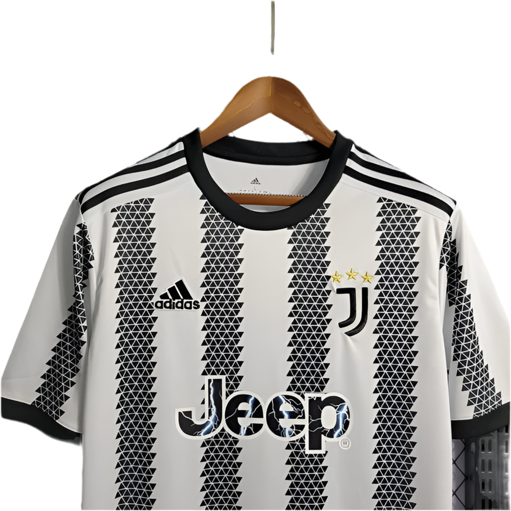 Camisola Juventus I 22/23 - Preta e Branca