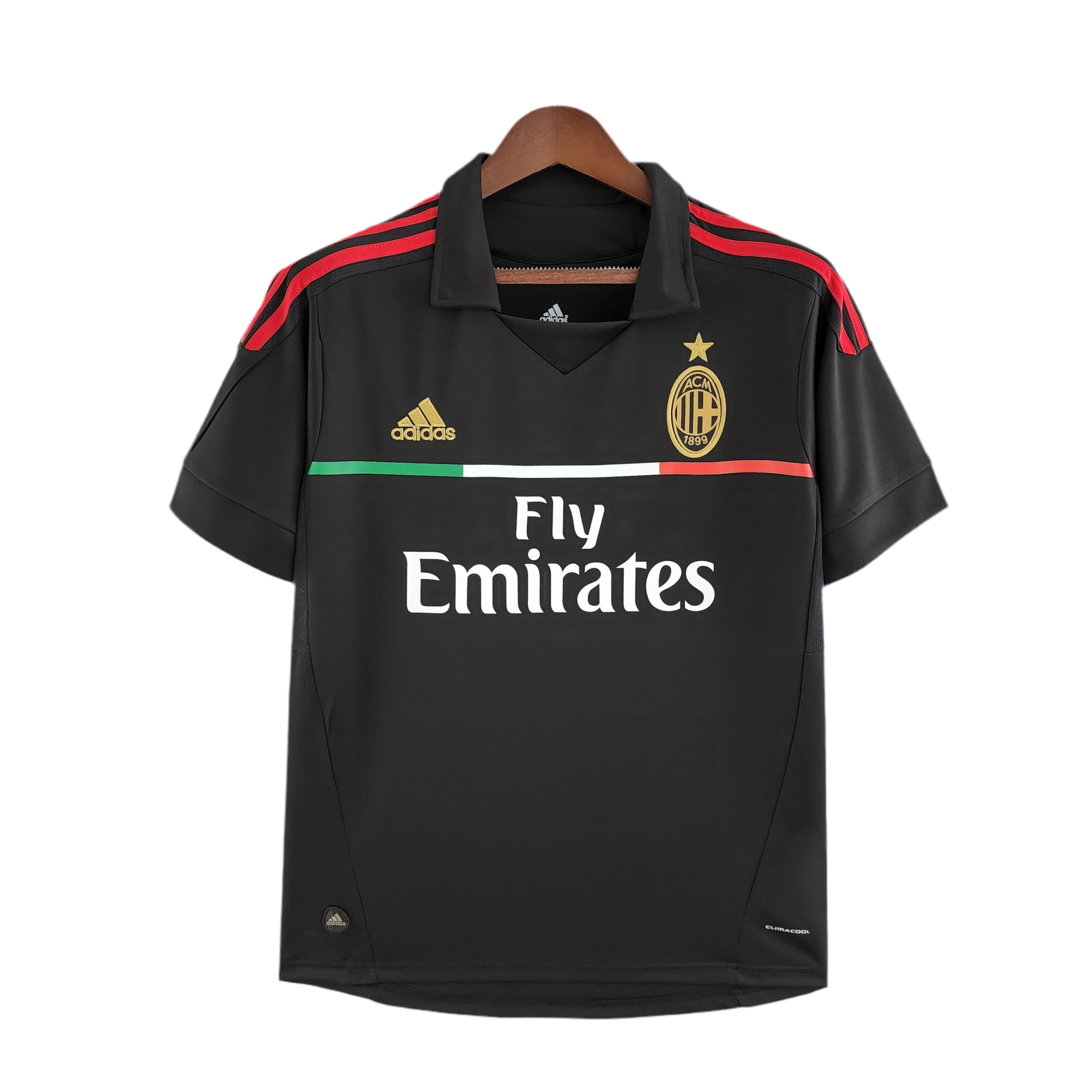 Camisola AC Milan Retrô III 11/12 - Preta