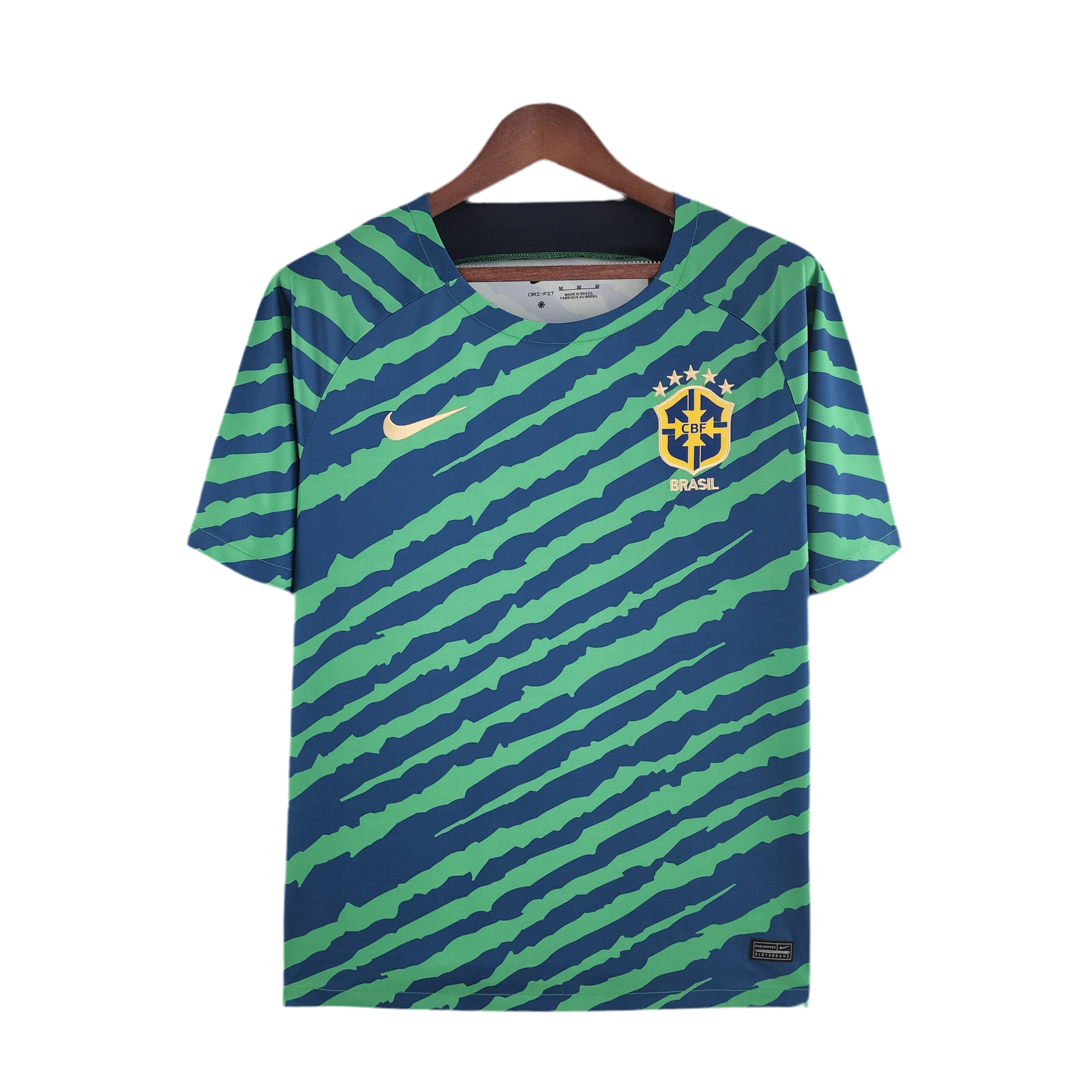 Camisola Seleção Brasil 2022 - Verde e Azul - Edição Especial