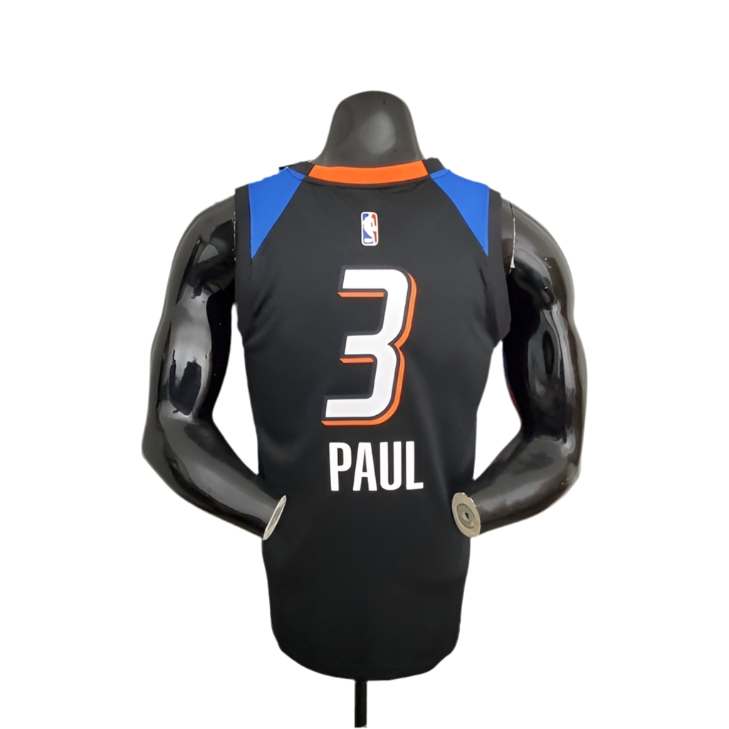 Regata NBA Oklahoma City Thunder Masculina - Preta