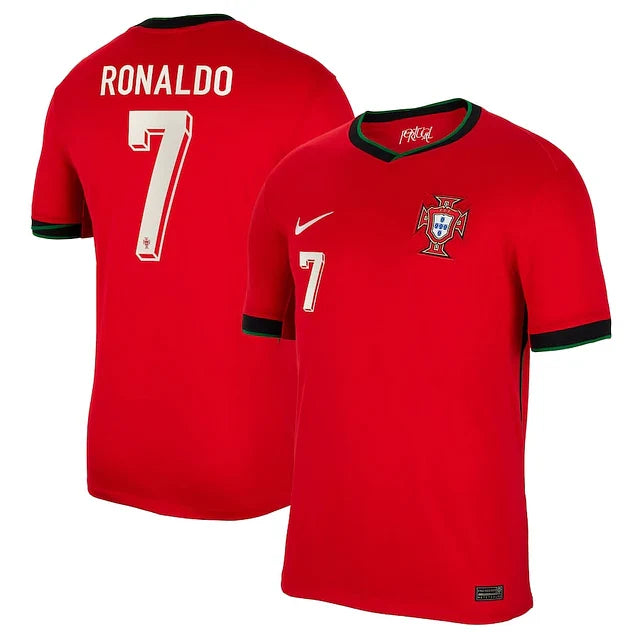 Camisola Portugal 24/25 I - Vermelha - Ronaldo #7