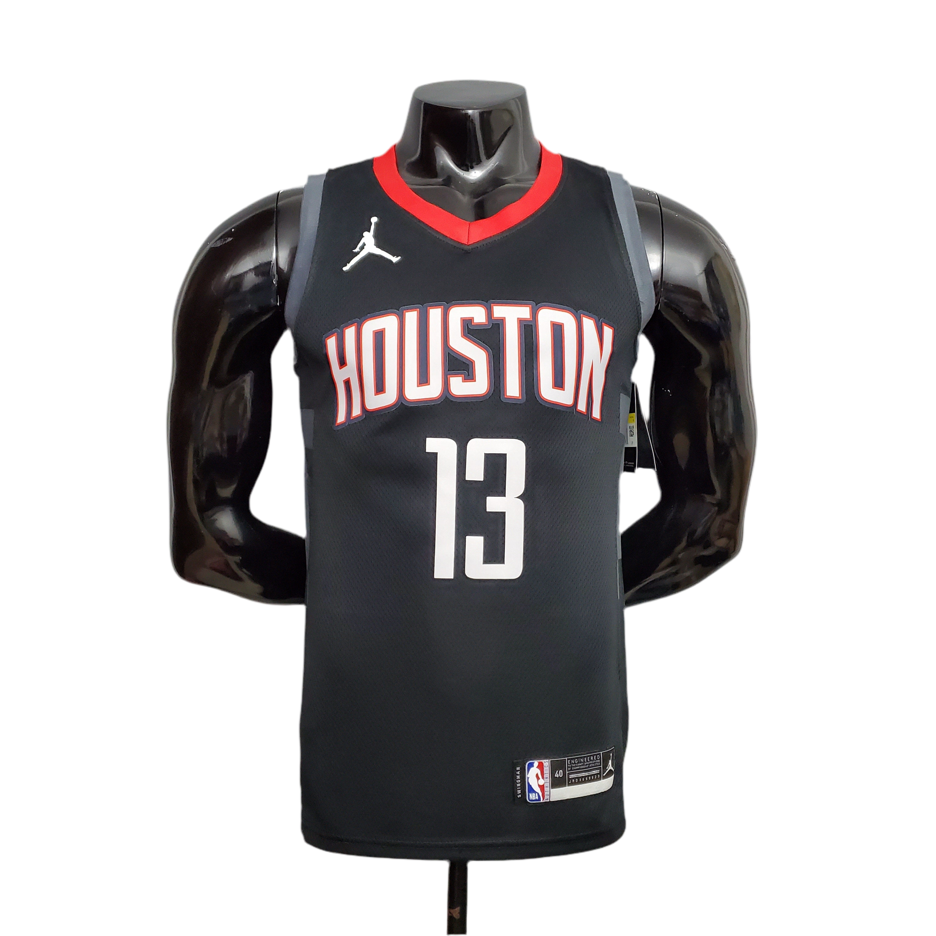 Regata NBA Houston Rockets City Edition Masculina - Preto