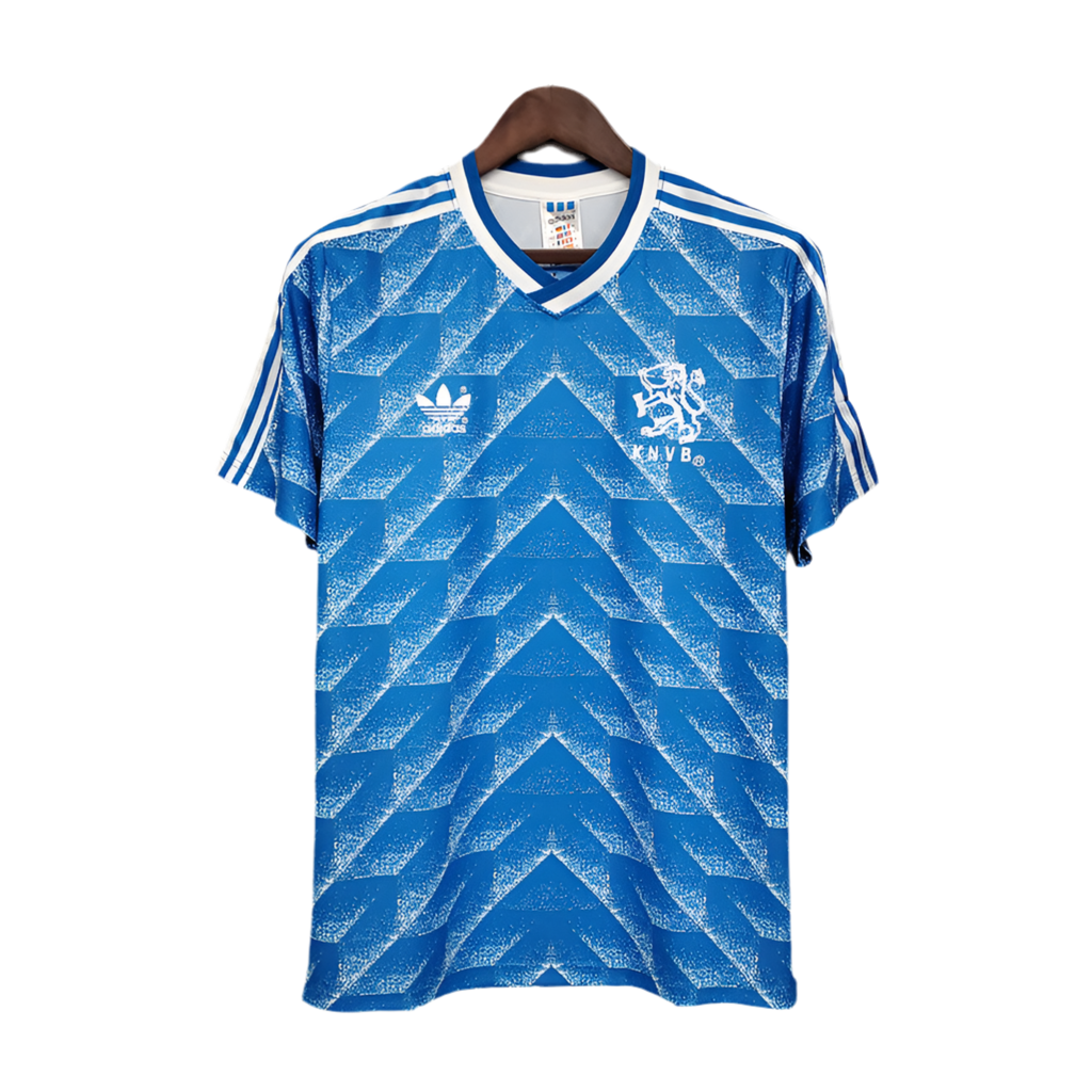 Camisola Holanda Retrô 1988 - Azul