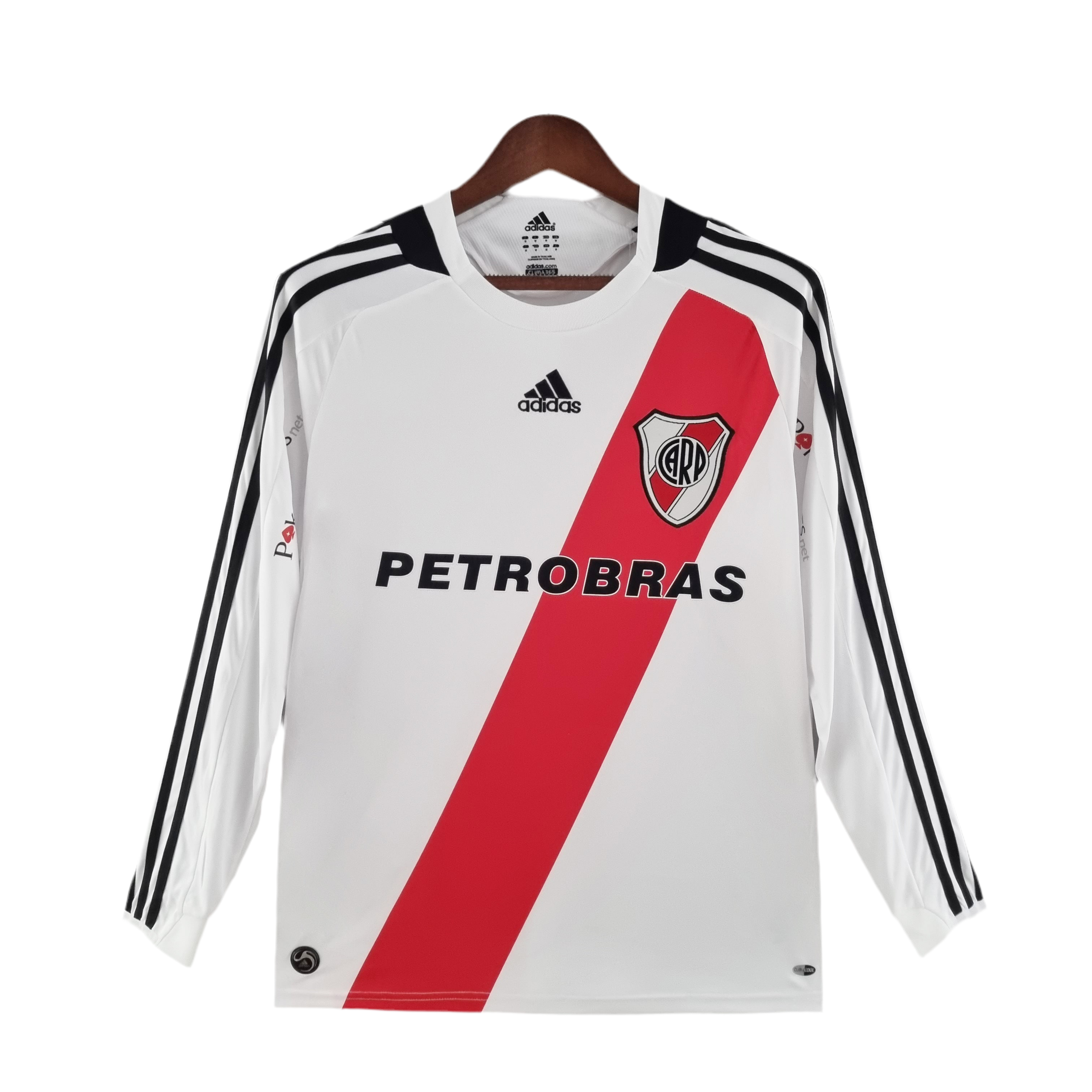 Camisola Manga Longa River Plate 09/10 - Branco