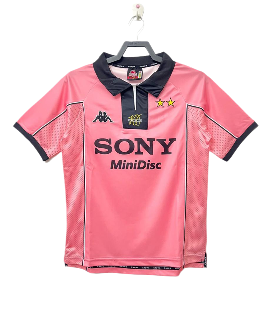 Camisola Juventus Retrô Centenário 1997/1998 - Rosa