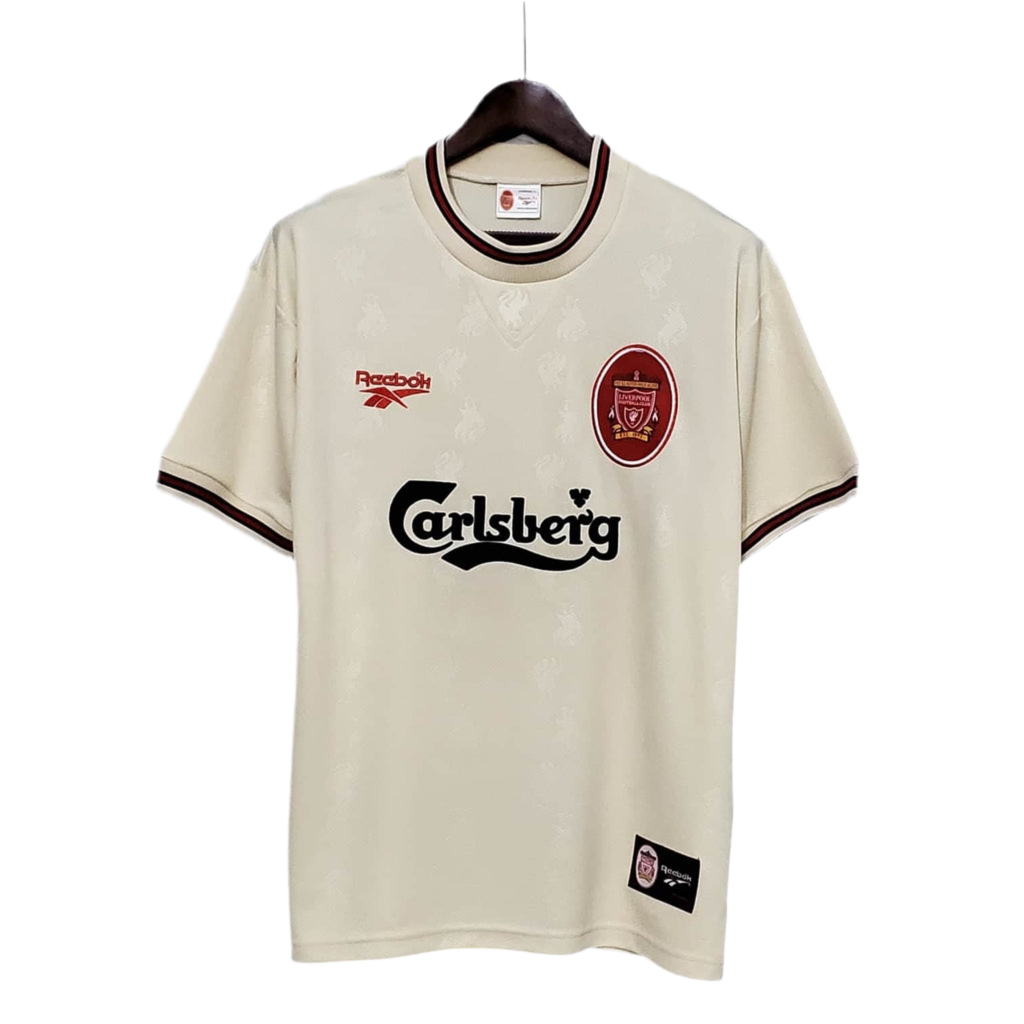 Camisola Liverpool Retrô 1996/1997 Branca - Reebok