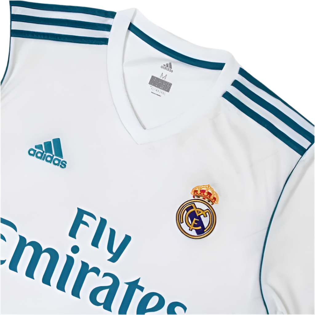 Camisola Real Madrid Retrô I 17/18 - Branco