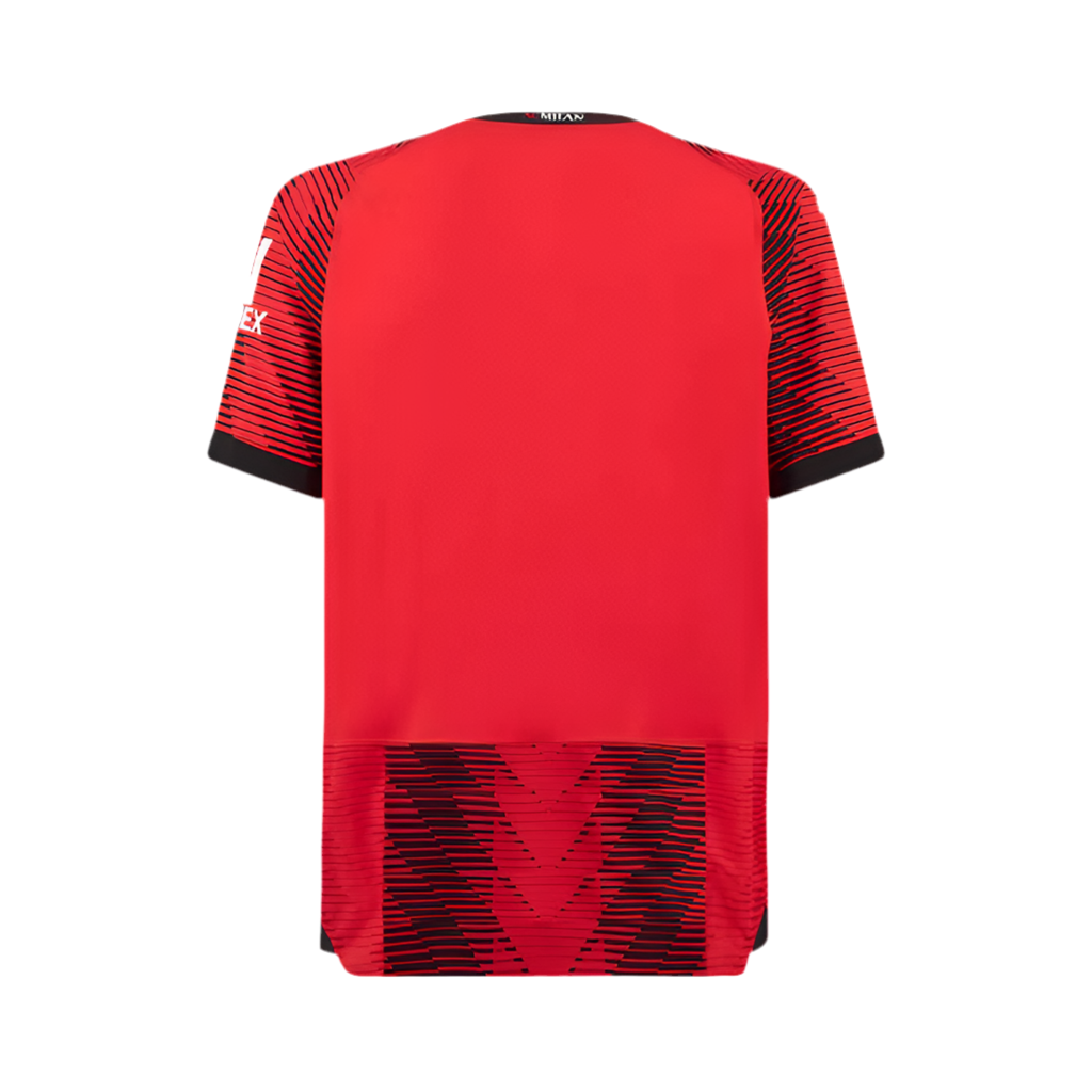 Camisola AC Milan I 23/24 - Vermelho e Preto