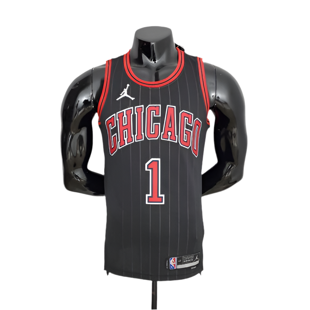 Regata NBA Chicago Bulls Masculina - Preta