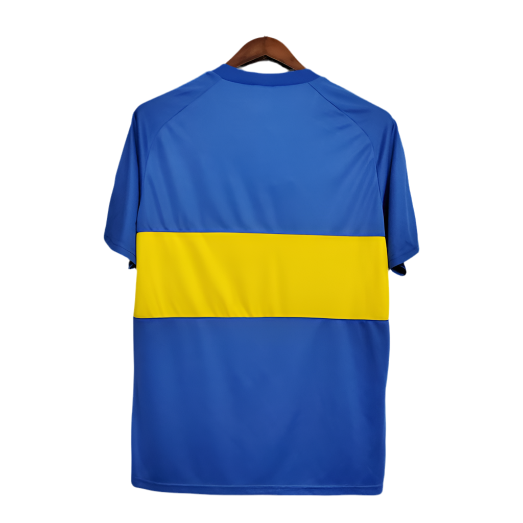 Camisola Boca Juniors Retrô 1981 Azul e Amarela -