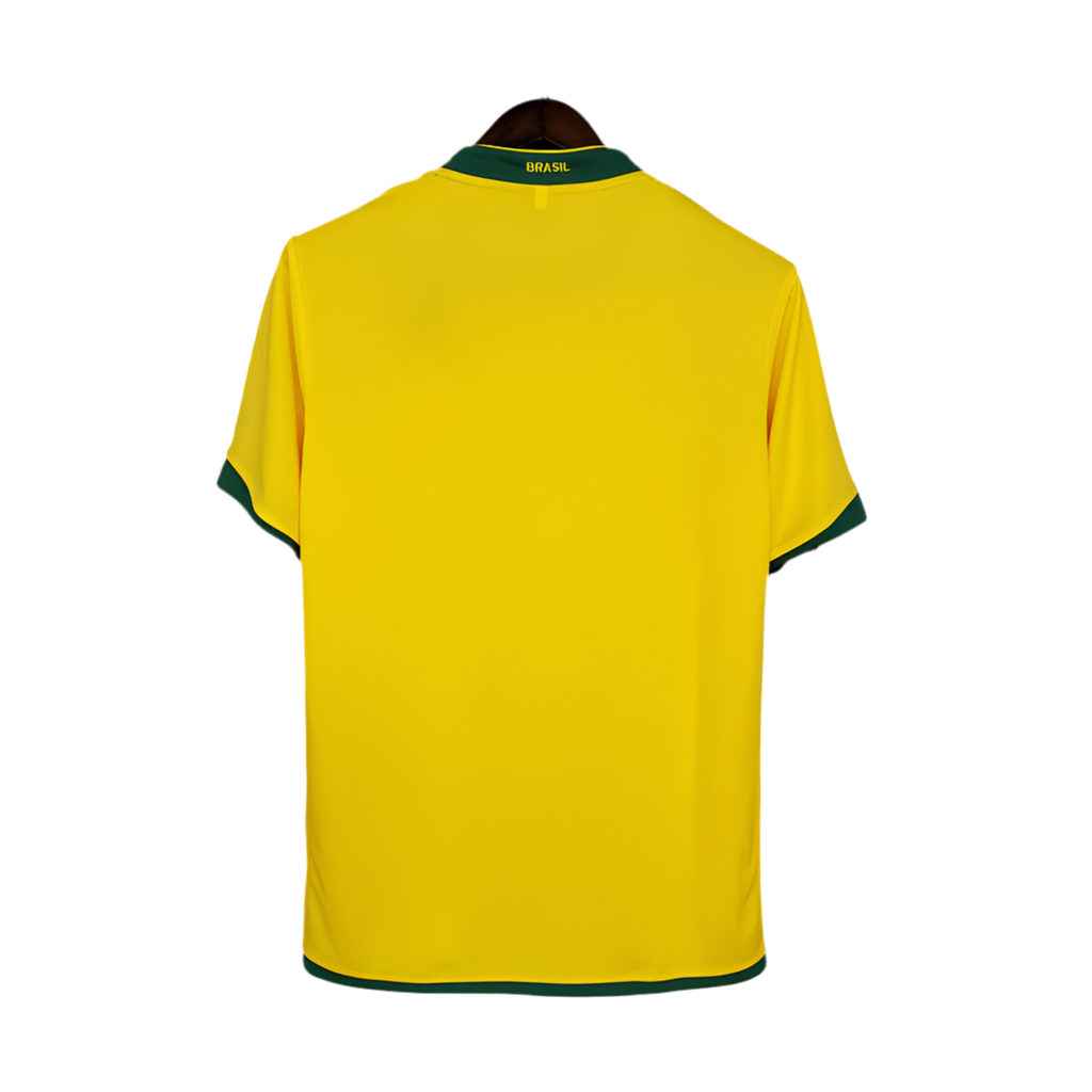 Camisola Seleção Brasileira Retrô 2006 Amarela -