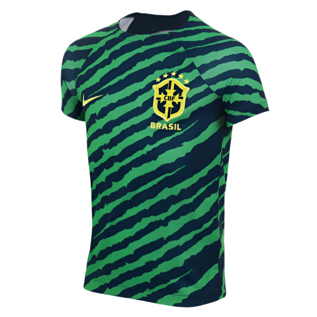 Camisola Seleção Brasil 2022 - Verde e Azul - Edição Especial