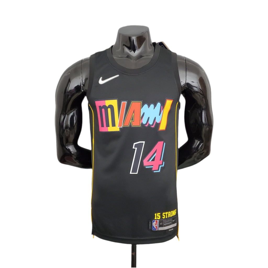 Regata NBA Miami Heat Masculina - Preta