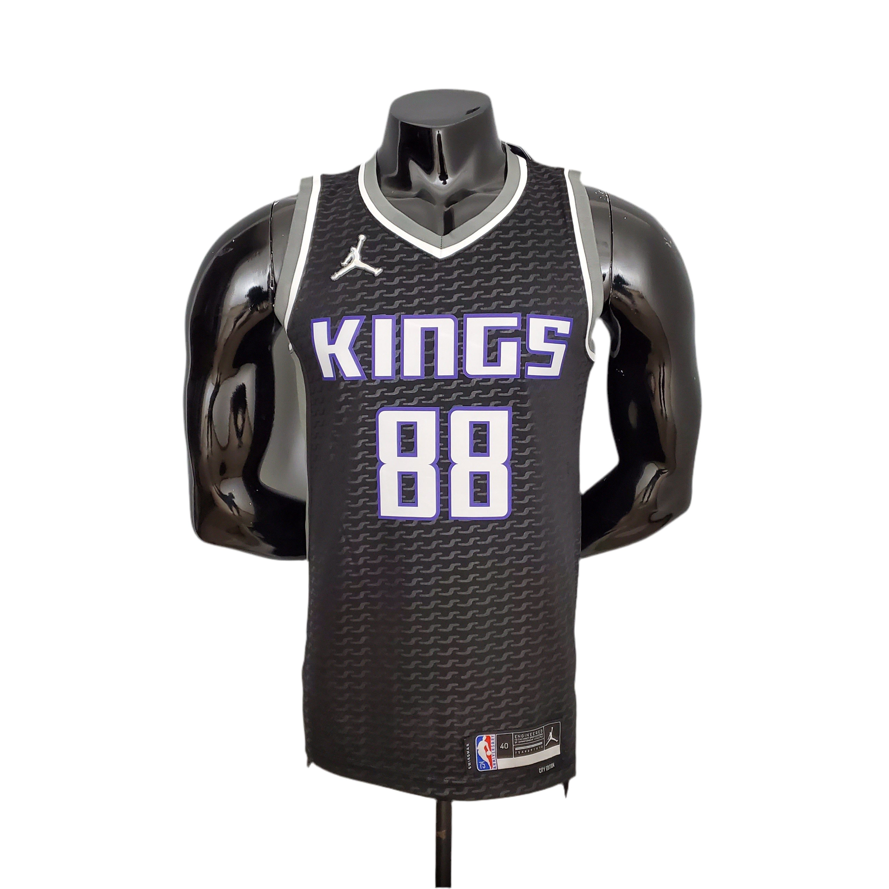 Regata NBA Sacramento Kings Masculina - Preta