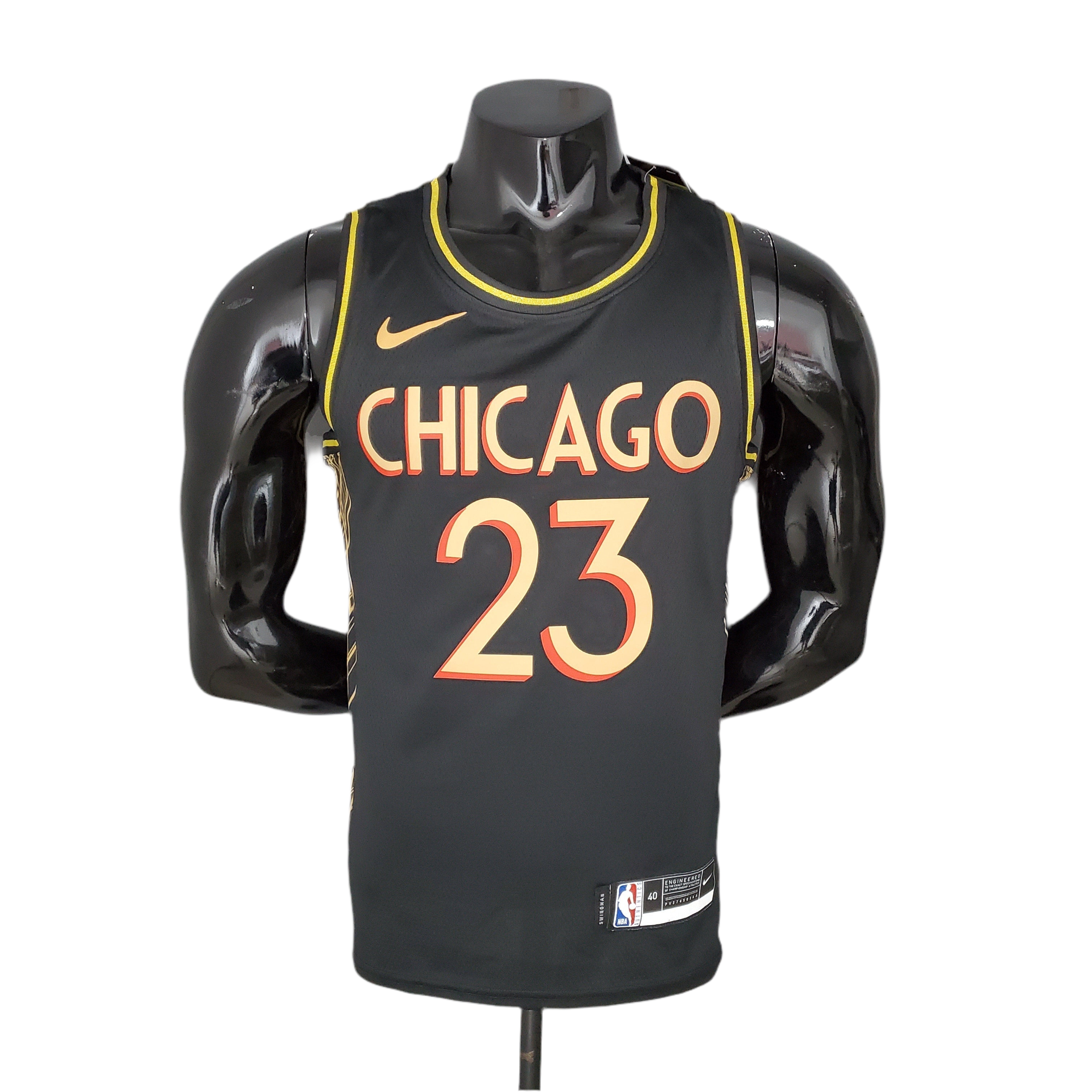 Regata NBA Chicago Bulls Team City Masculina - Preto