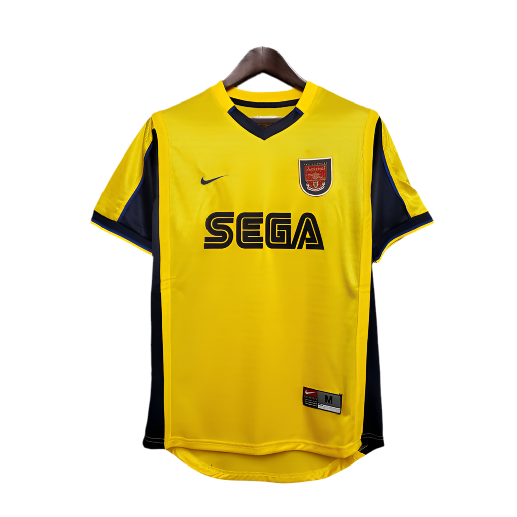 Camisola Arsenal Retrô 1999/2000 - Amarela