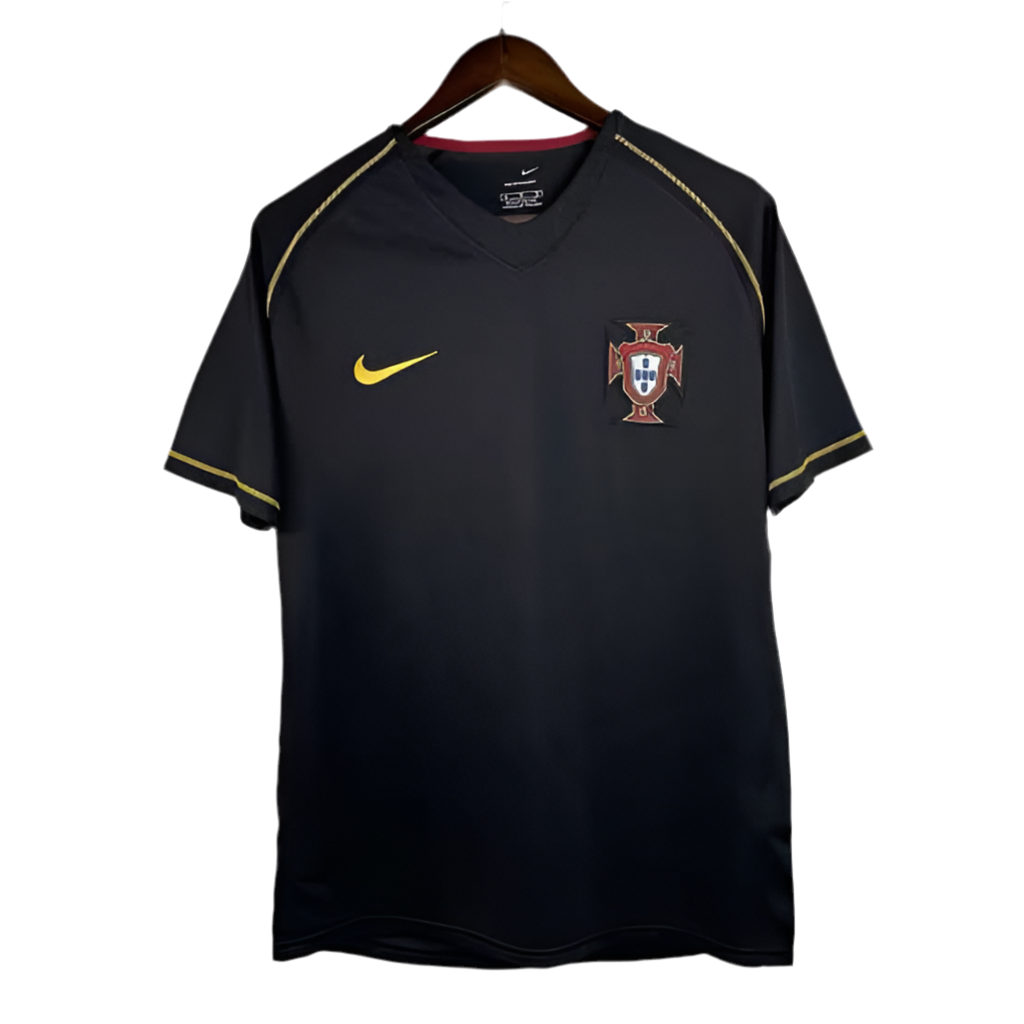Camisola Portugal II Retro 2006 - Preto