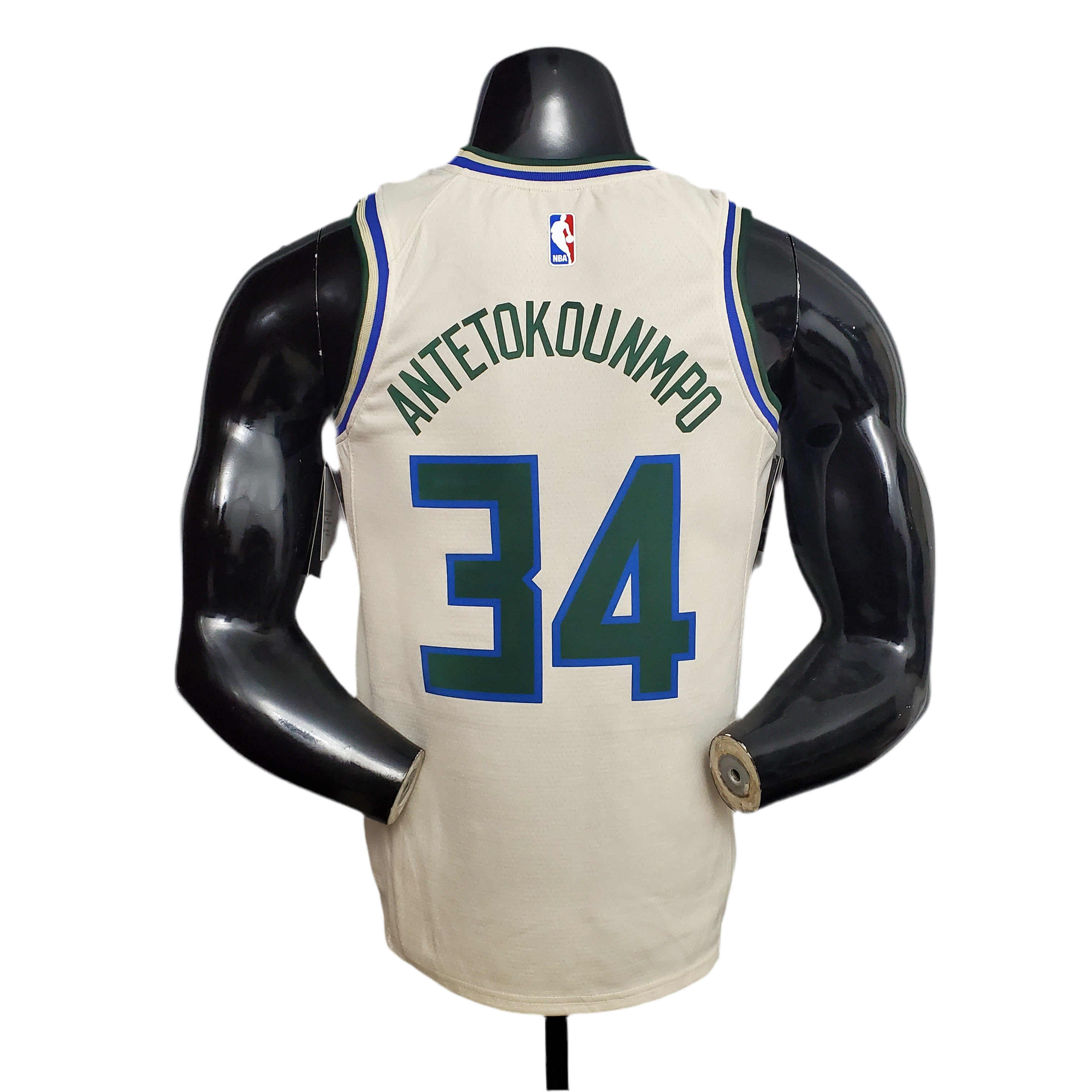 Regata NBA Milwaukee Bucks Masculina - Bege