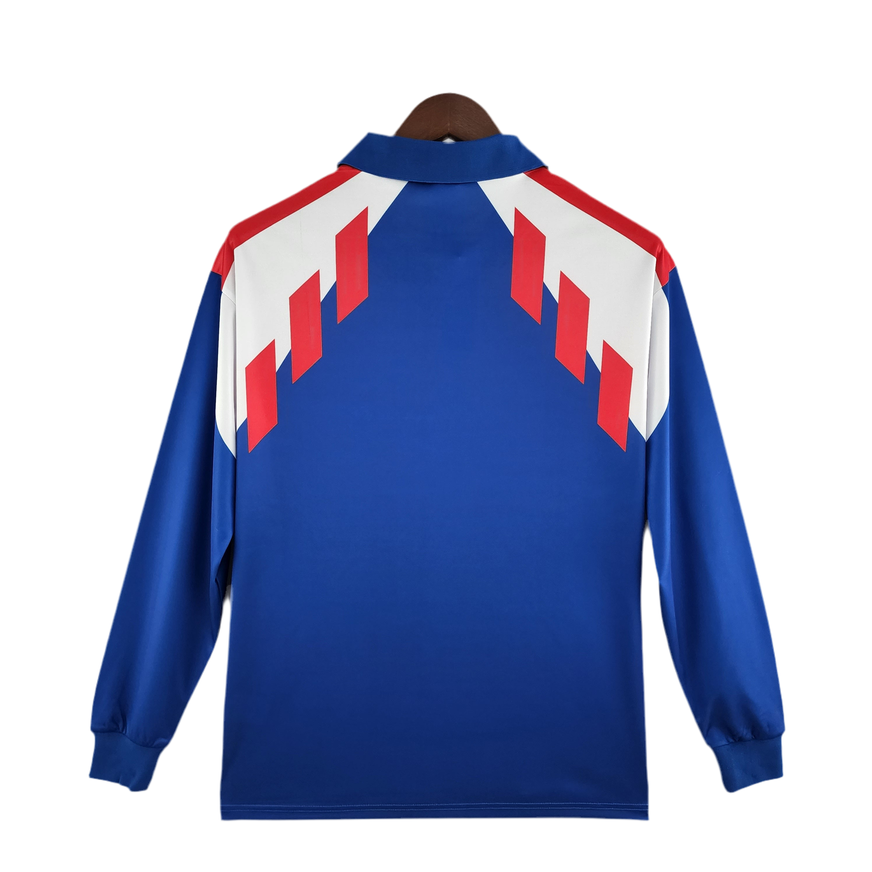 Camisola Manga Longa Seleção França 88/90 - Azul