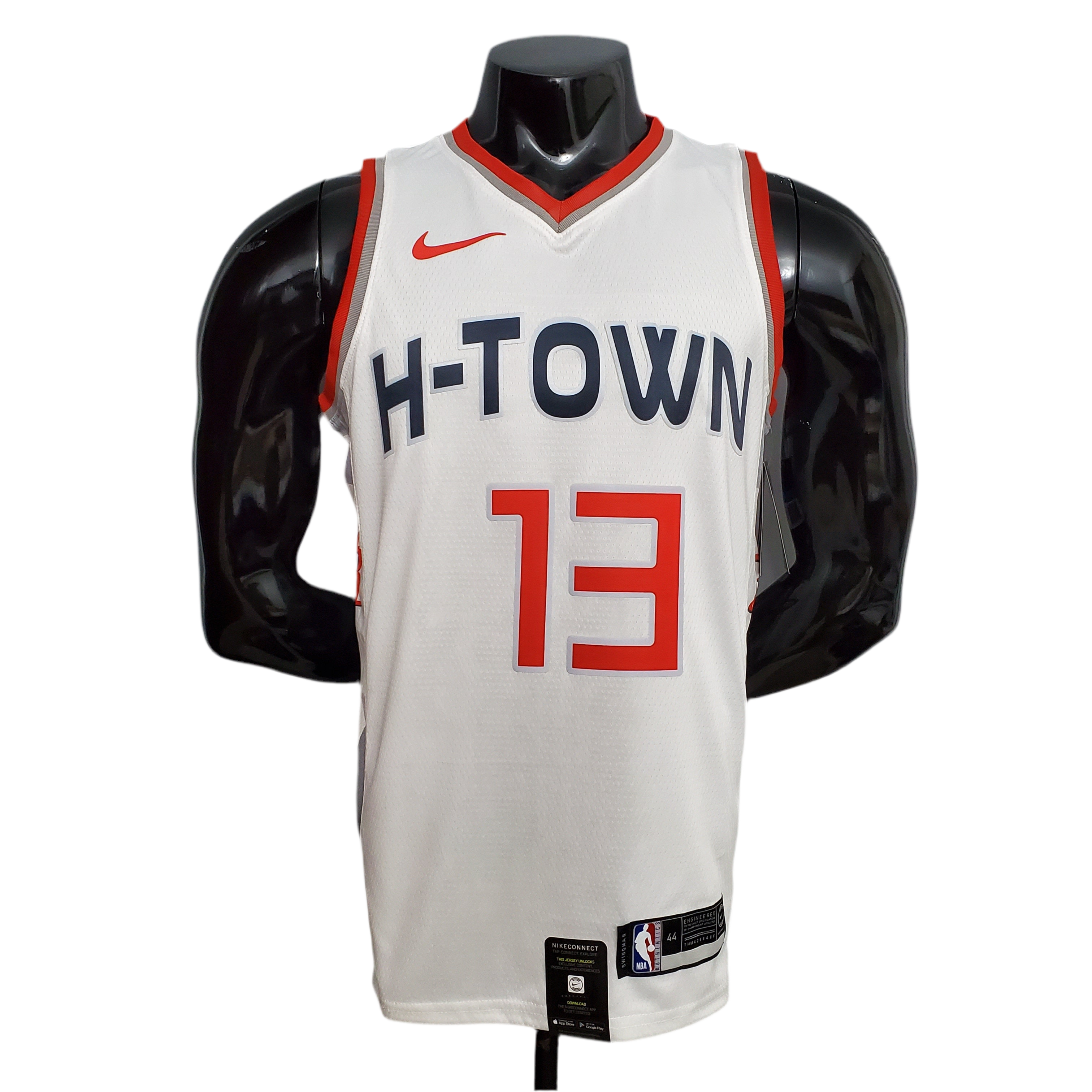 Regata NBA Houston Rockets City Edition Masculina - Branco