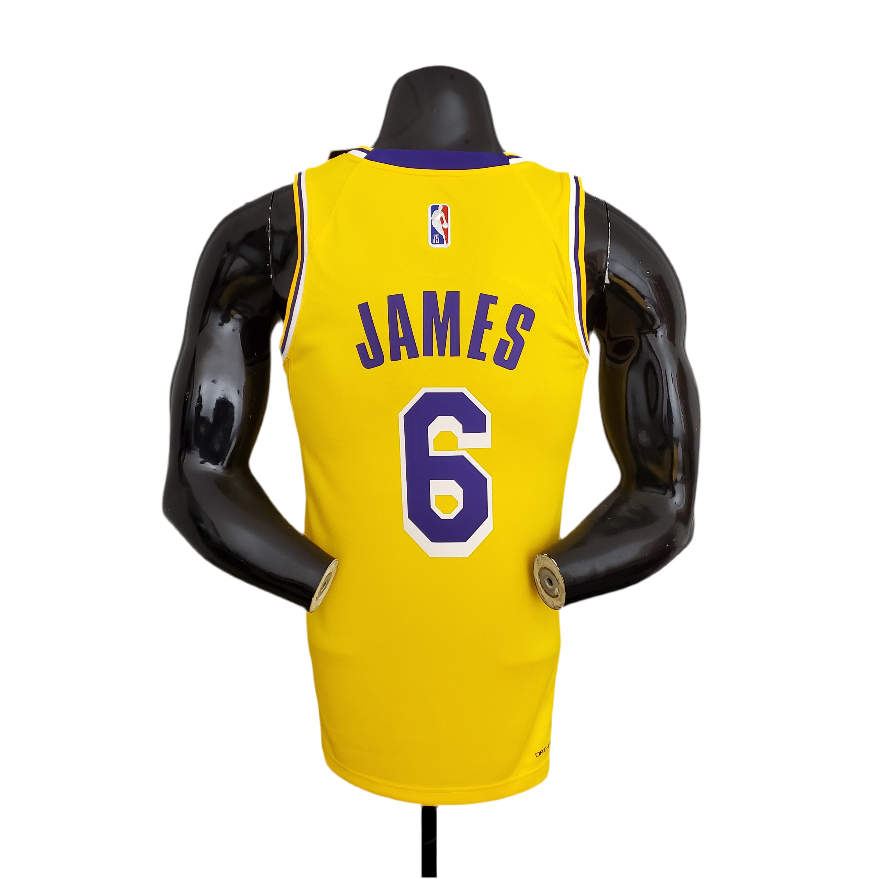 Regata NBA Los Angeles Lakers Masculina 75h Anniversary - Amarelo