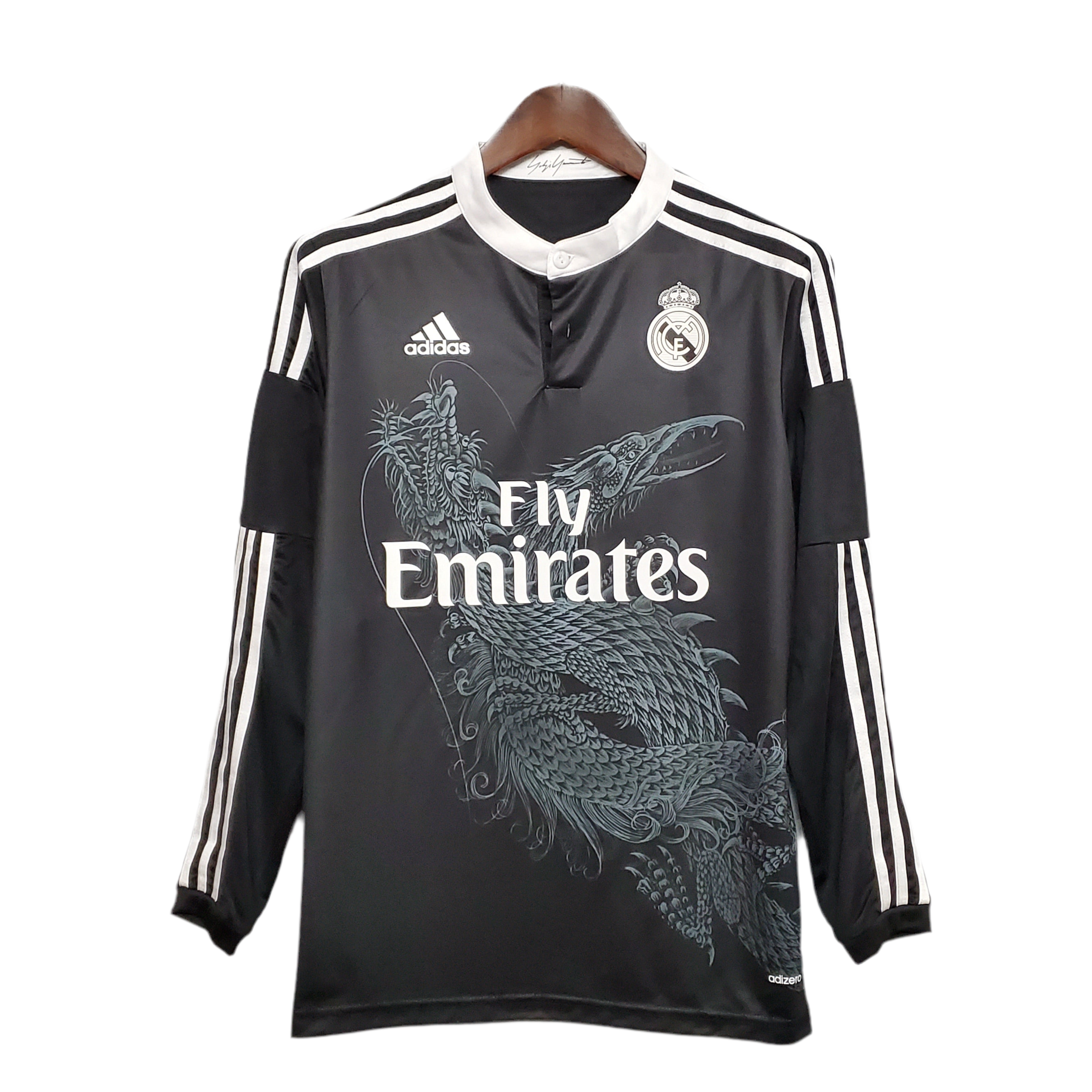 Camisola Manga Longa Real Madrid Third 14/15 - Preto