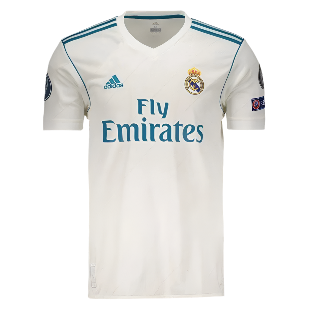 Camisola Real Madrid Retrô I 17/18 - Branco