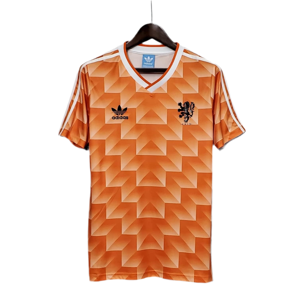 Camisola Holanda Retrô 1988 - Laranja