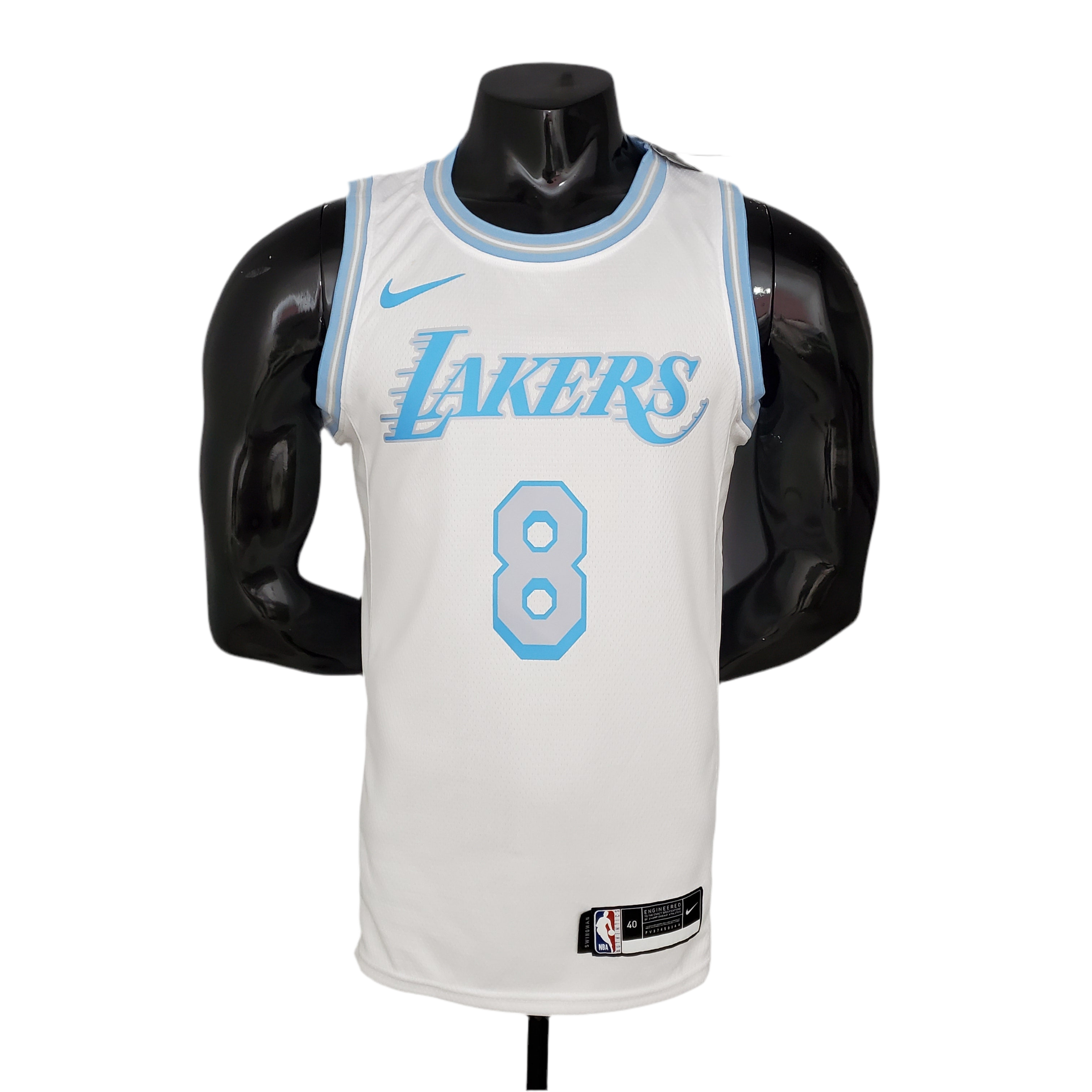 Regata NBA Los Angeles Lakers Crew Neck Retro Masculina - Branco