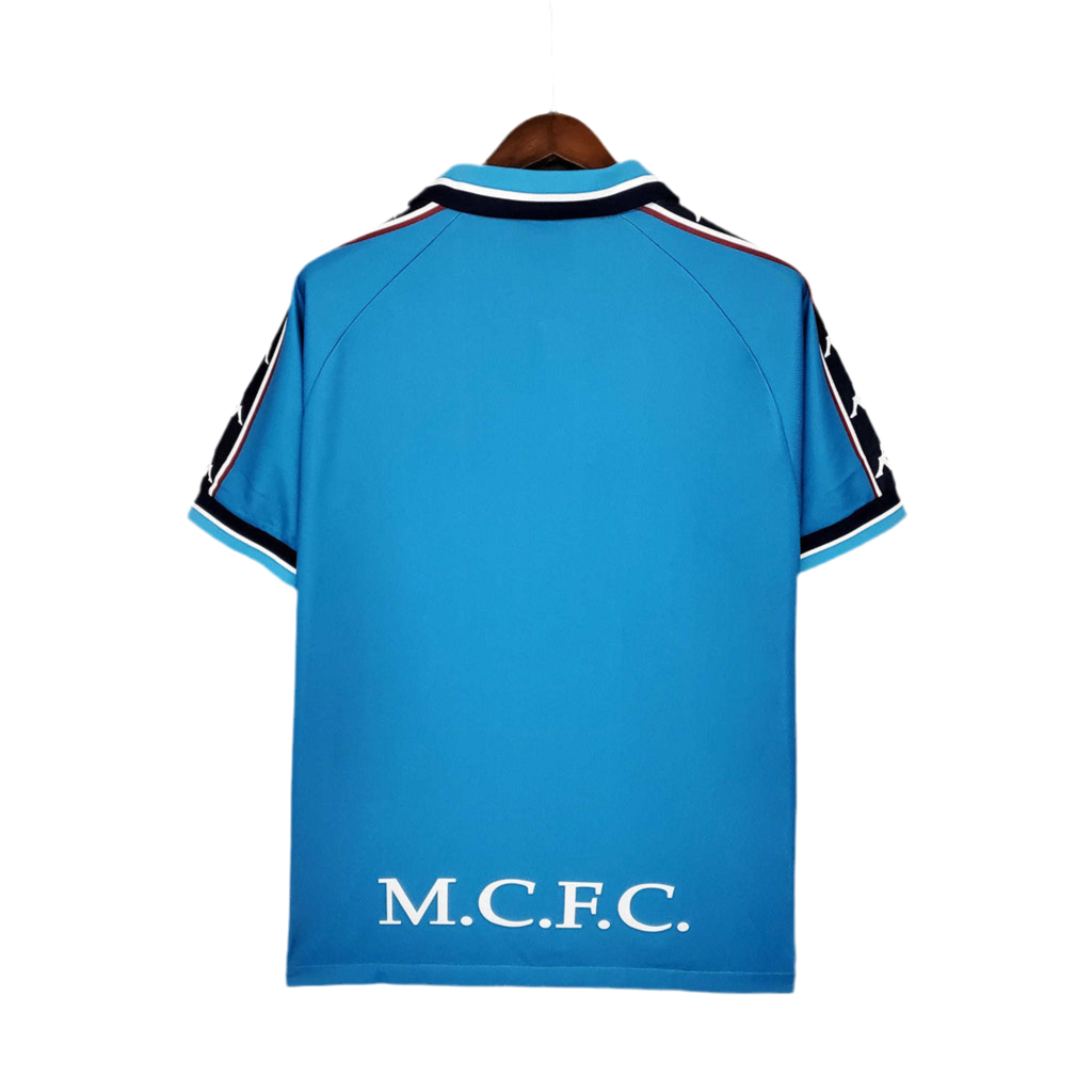 Camisola Manchester City Retrô 1997/1998 - Azul