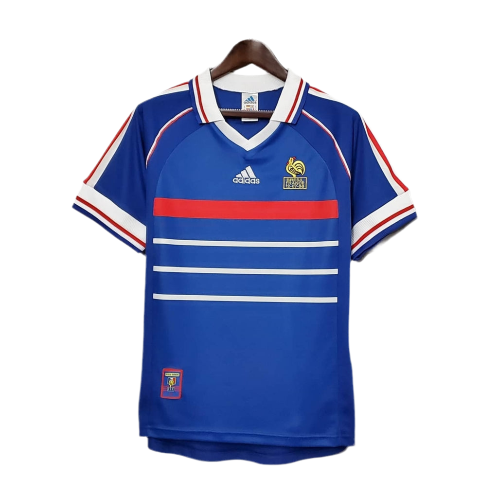 Camisola França Retrô 1998 - Azul