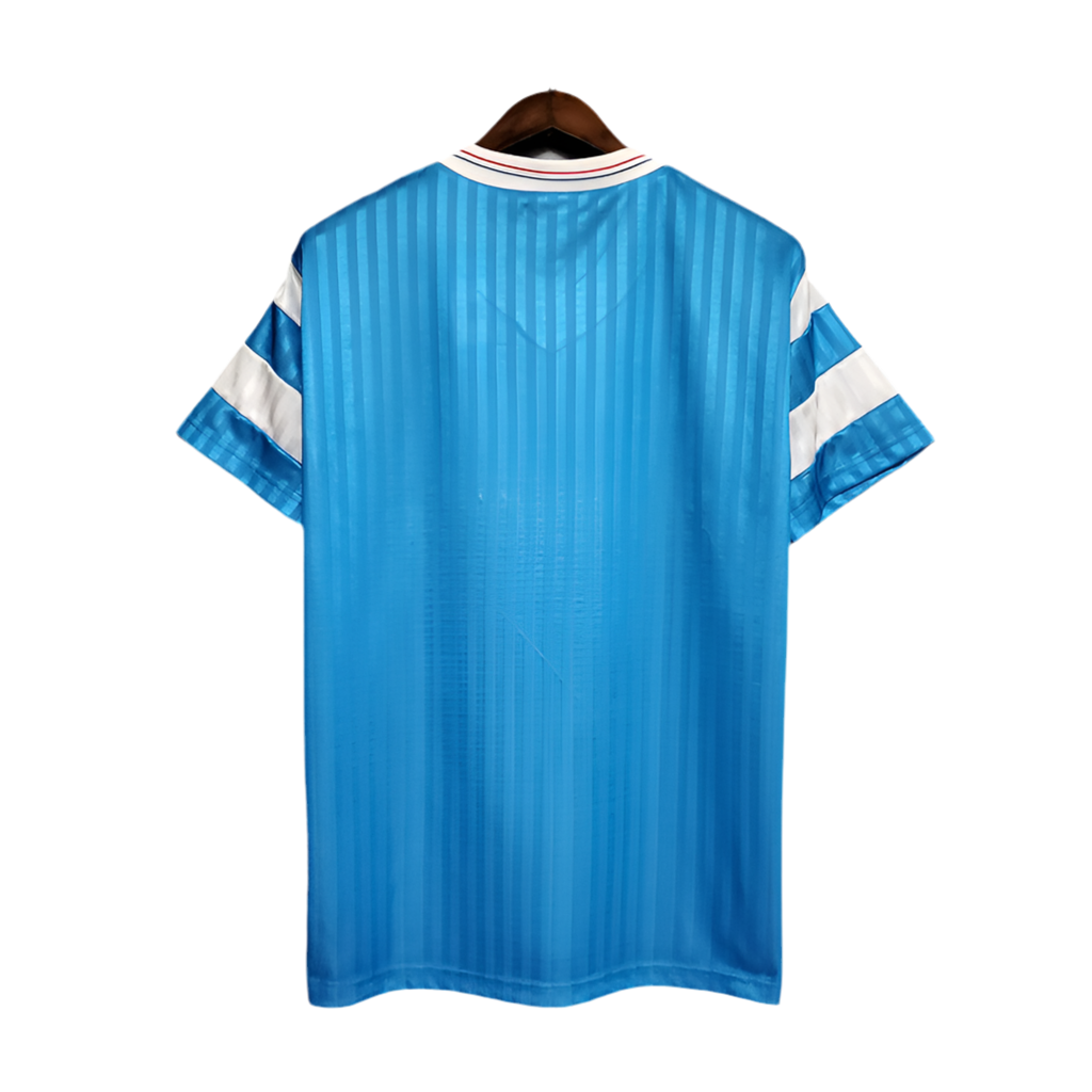 Camisola Marseille Retrô 1990 Azul -