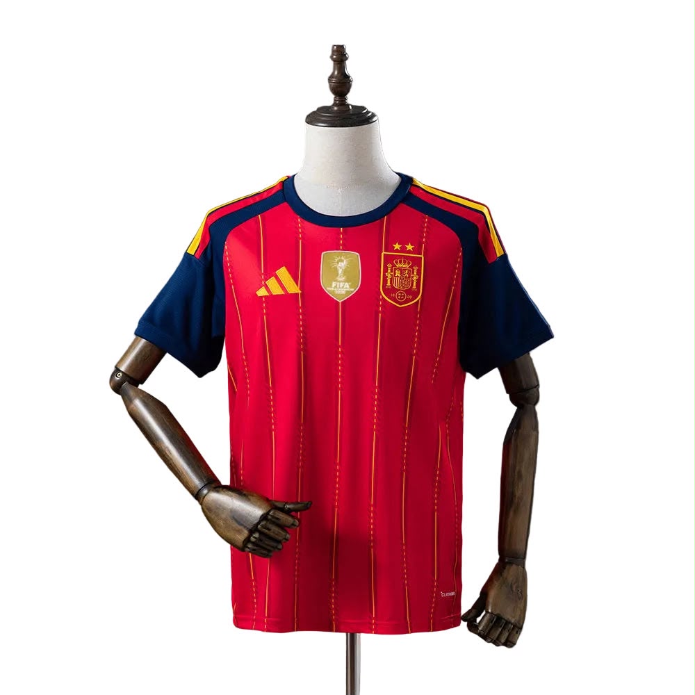 Camisola Seleção Espanha I 26/27 - Bicampeã 2 Estrelas