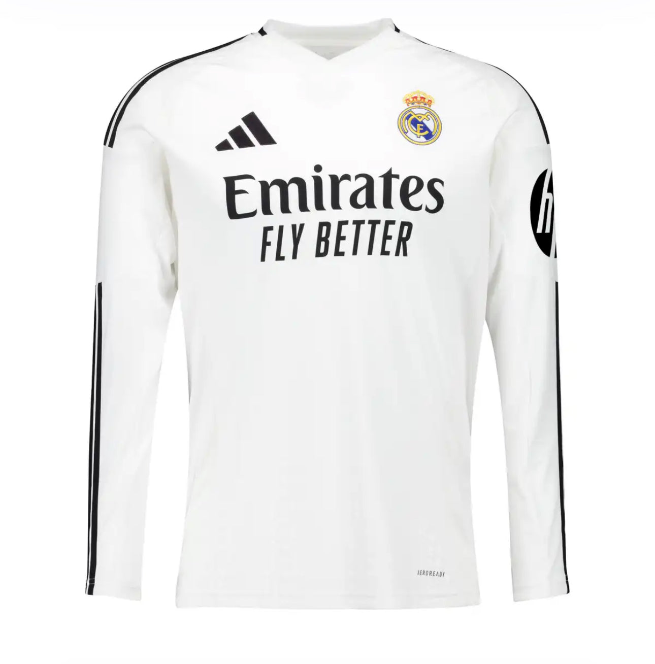 Camisola Manga Longa Real Madrid I 24/25 - Branco