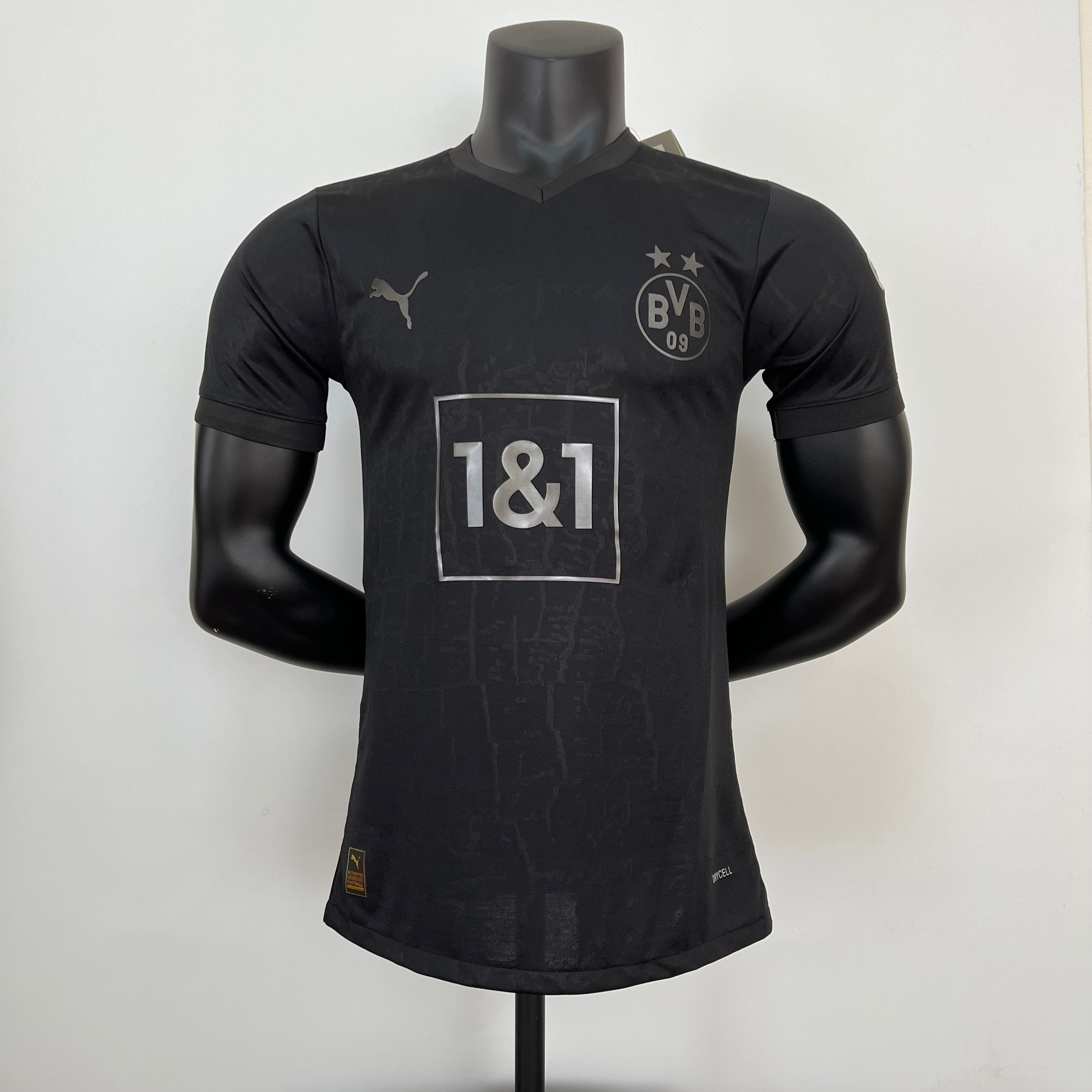 Camisola Borussia Dortmund Edição Carvão 2023 - Preto - Masculino Jogador