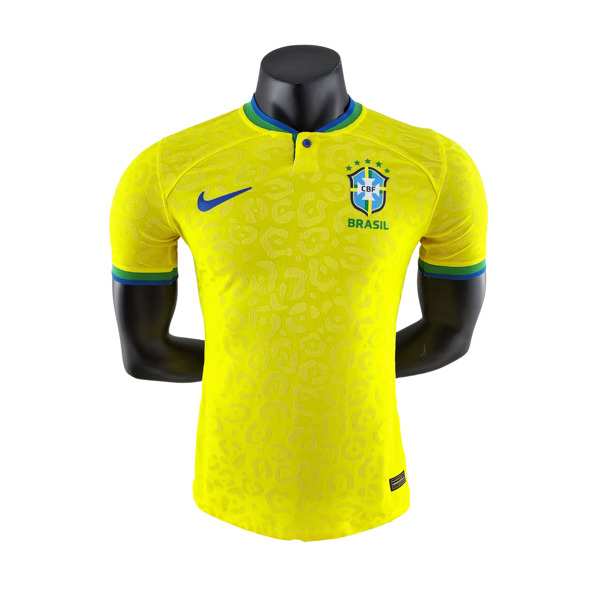 Camisola Brasil I 2022 - Amarela Masculino Jogador