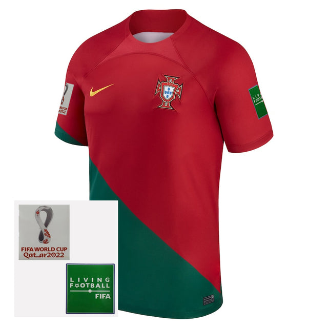 Camisola Seleção Portugal I 2022 [Com Patch] - Vermelho