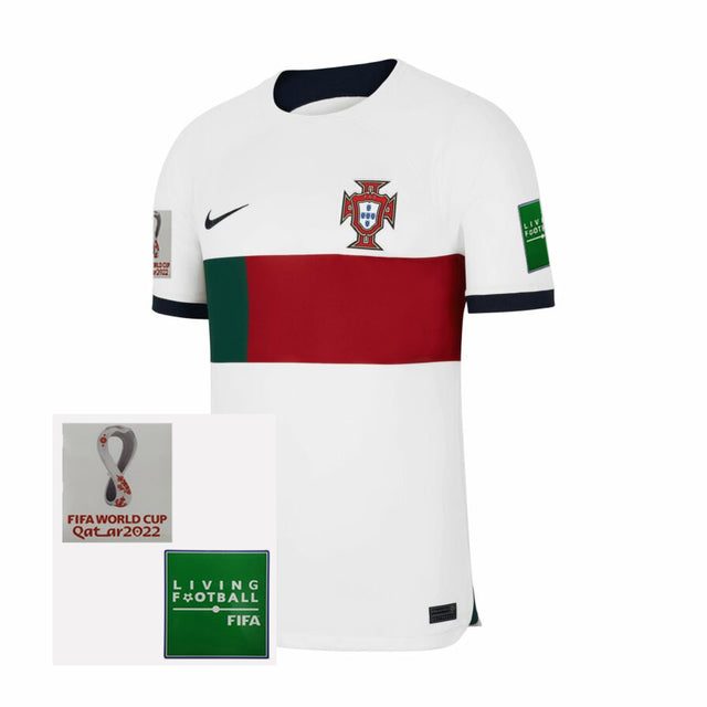 Camisola Seleção Portugal II 2022 [Com Patch] - Branco