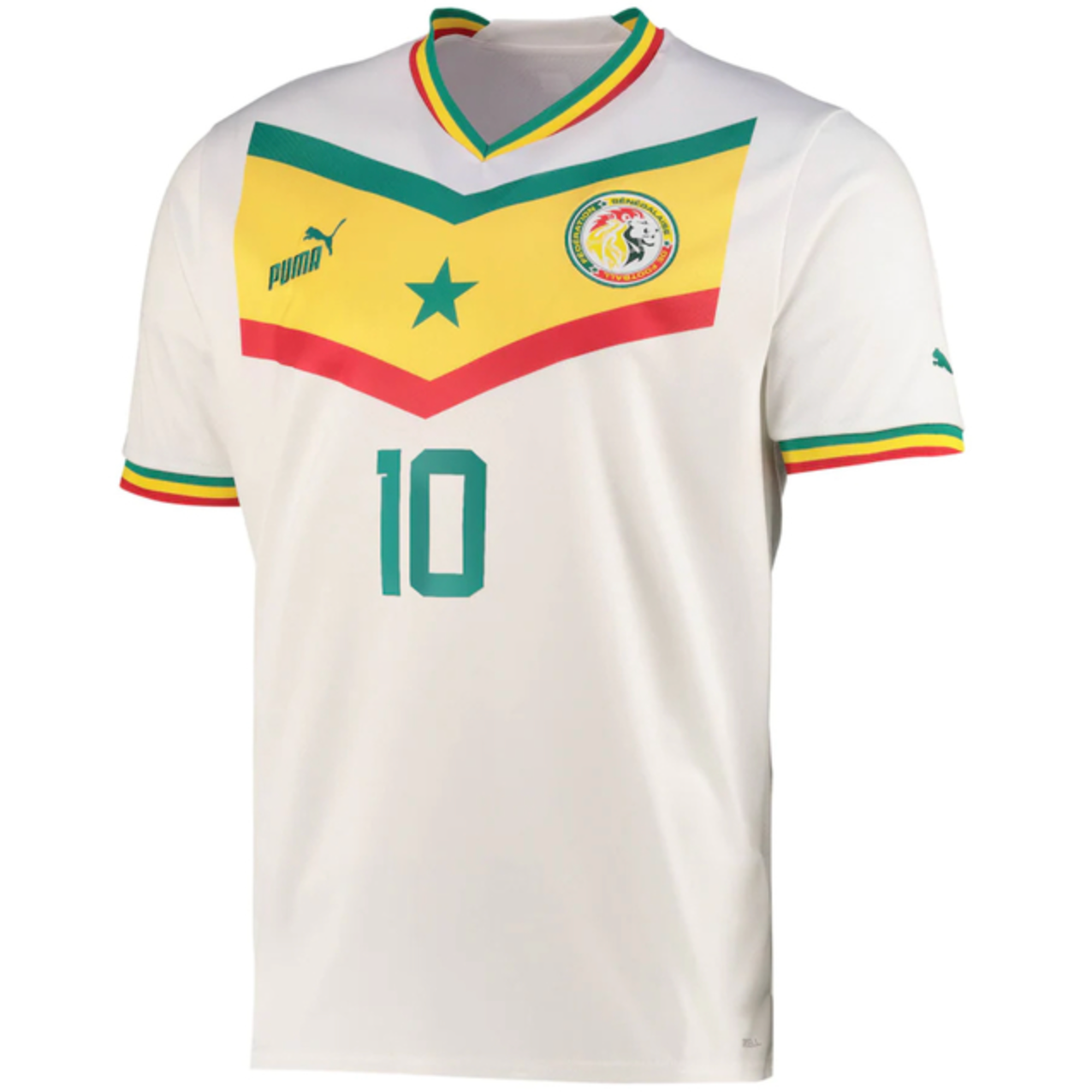 Camisola Seleção Senegal 22/23 [Mané #10] - Branco