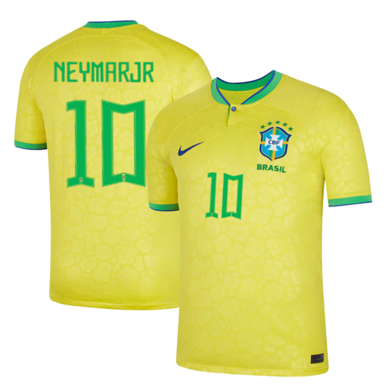 Camisola Seleção Brasil I 22/23 - Amarelo - [Neymar Jr #10]