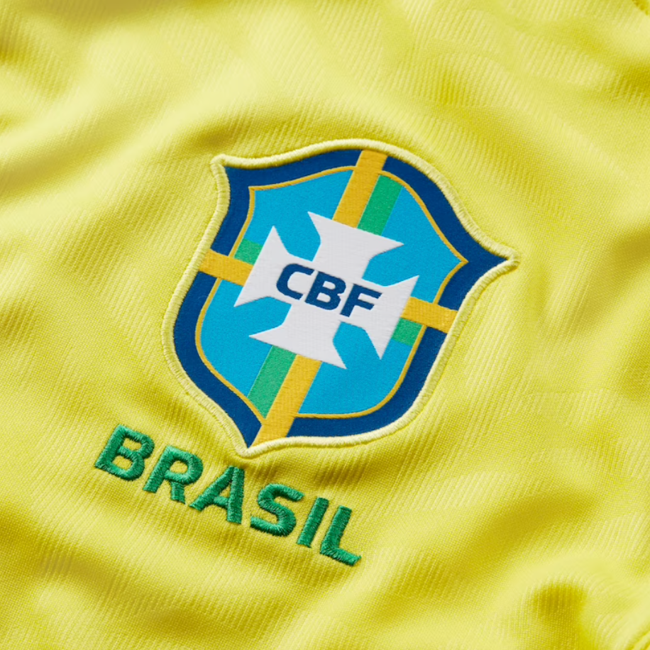 Camisola Seleção Brasil I 2023 - Amarelo