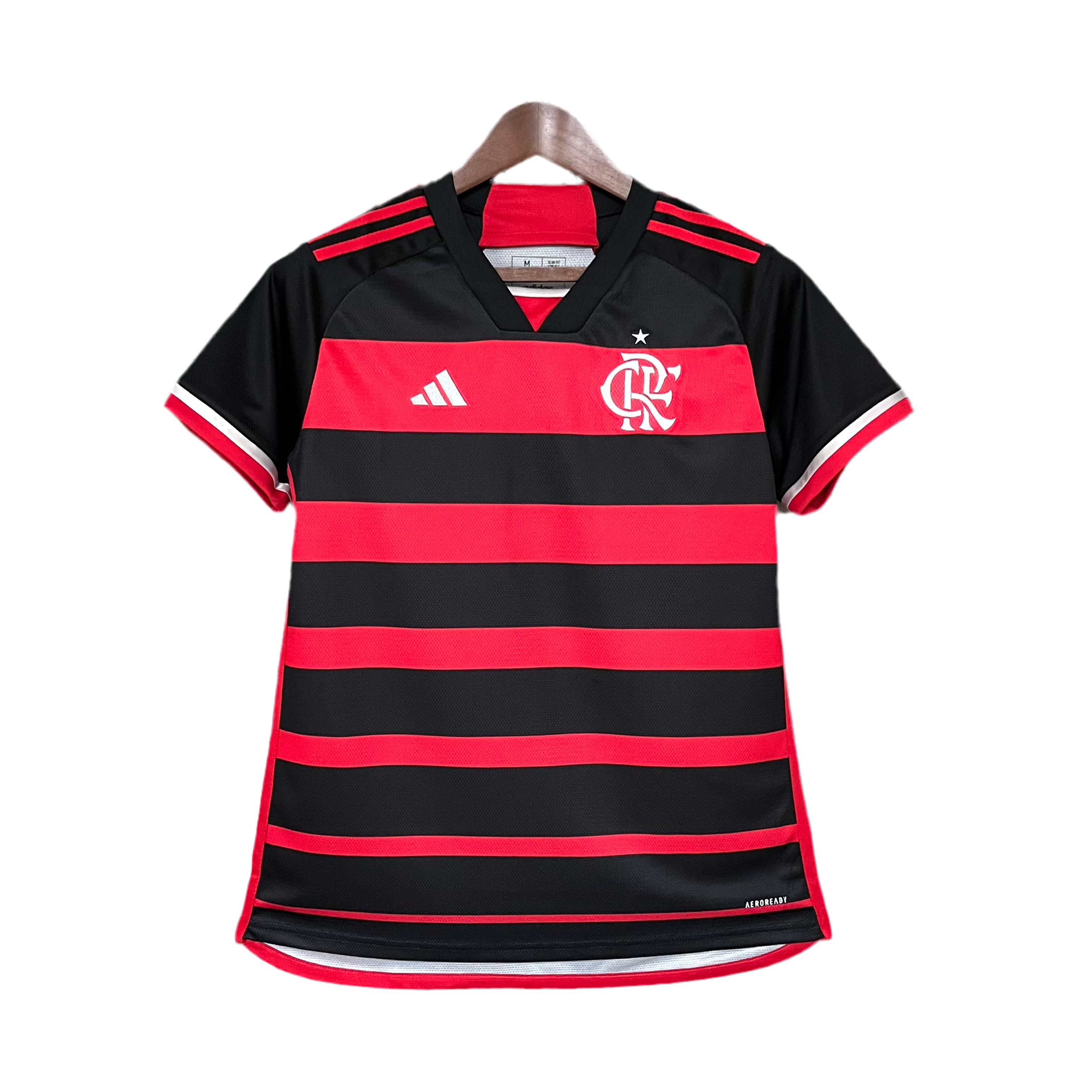 Camisola Feminina Flamengo I 24/25 - Rubro Negro