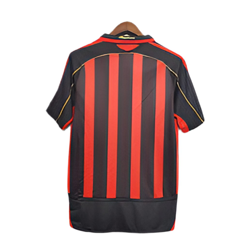 Camisola AC Milan Retrô 2006/2007 - Vermelha e Preta