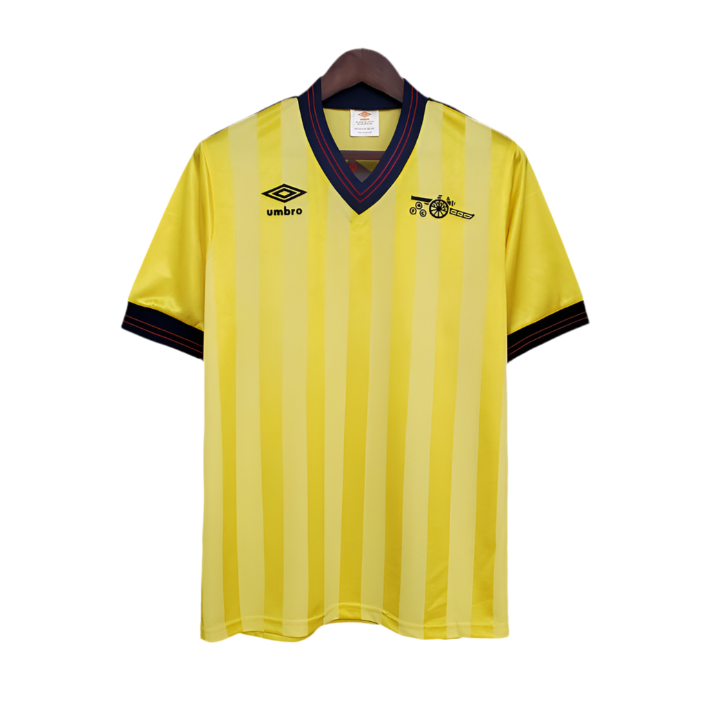 Camisola Arsenal Retrô 1983/1986 - Amarela