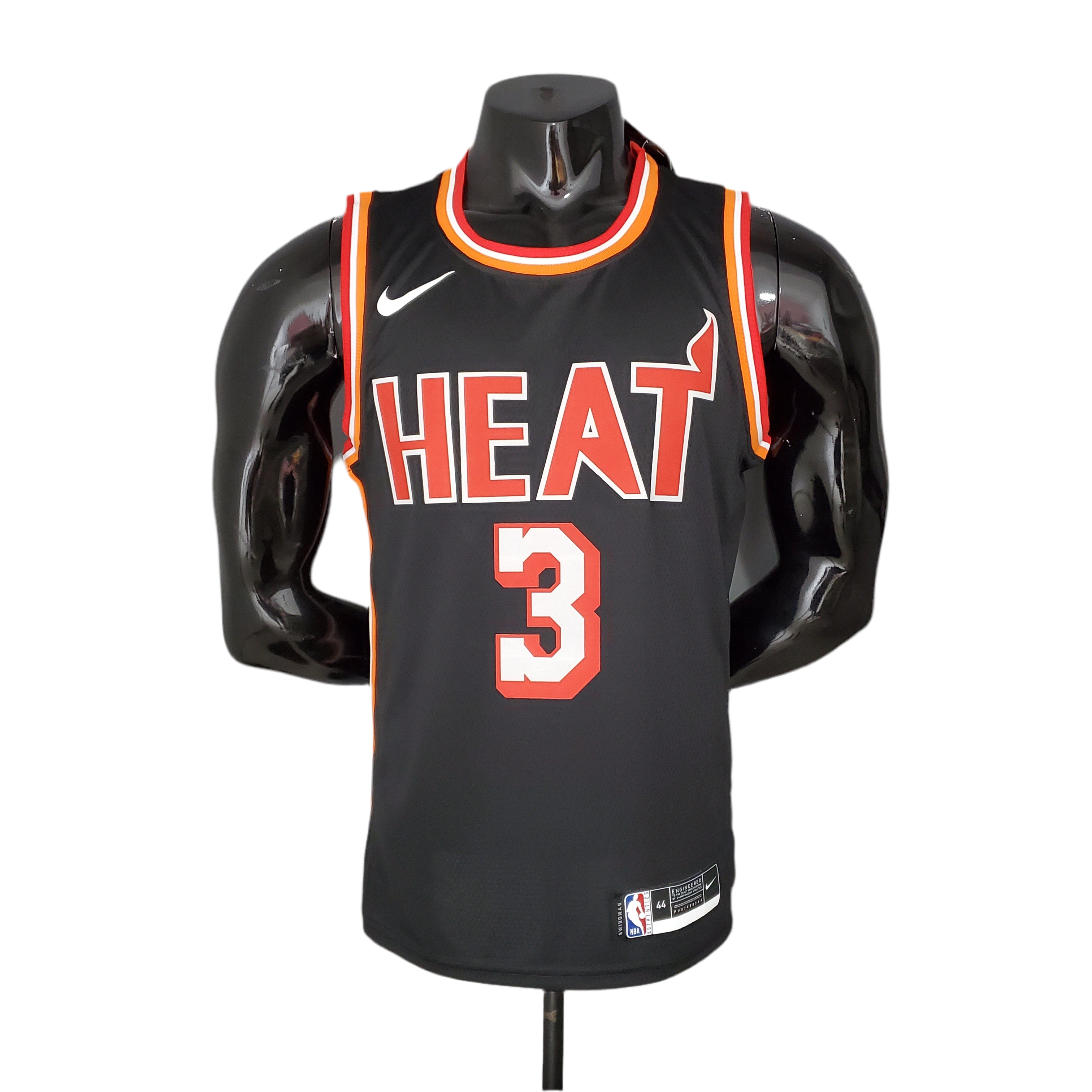 Regata NBA Miami Heat Retro Masculina - Preto