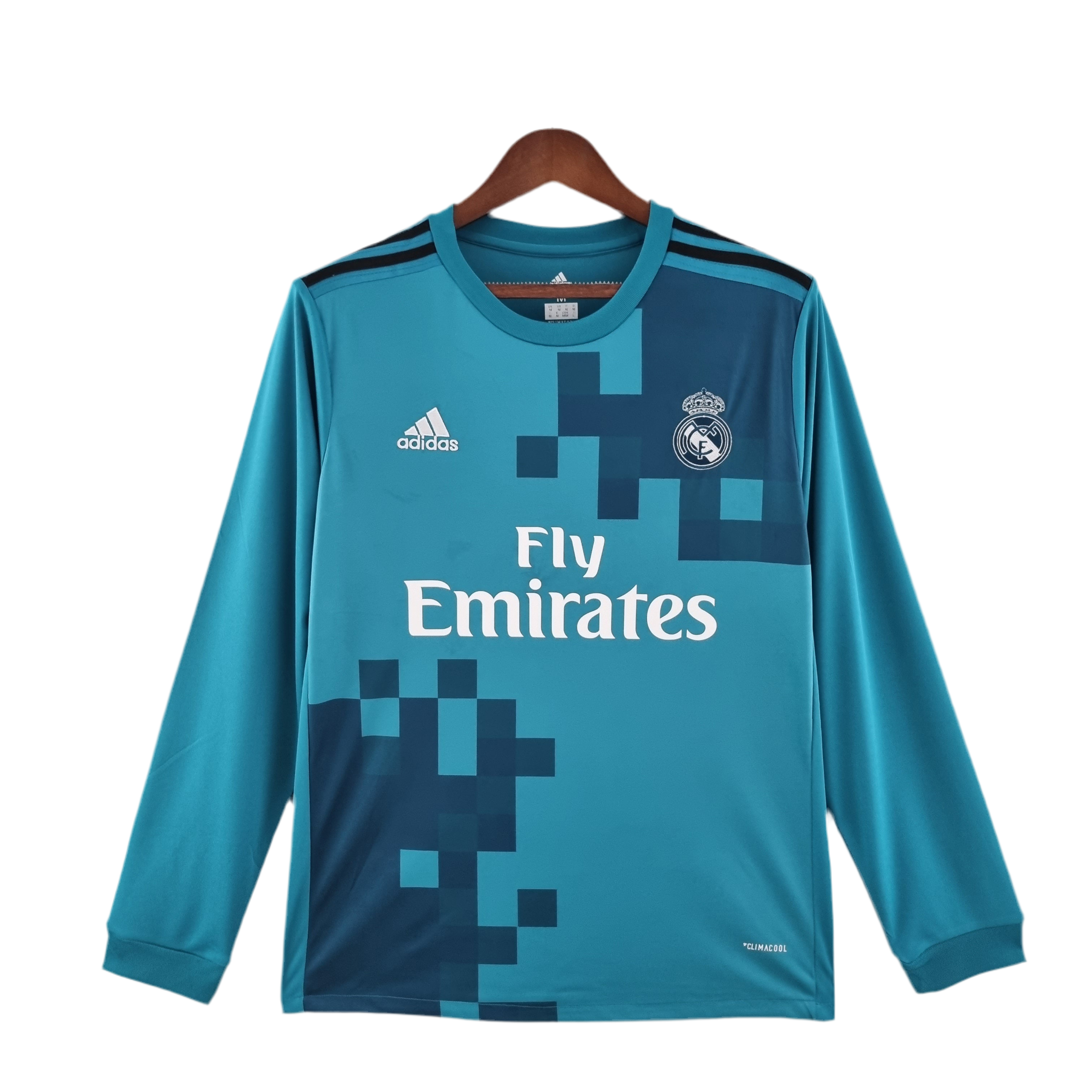 Camisola Manga Longa Real Madrid 17/18 - Azul