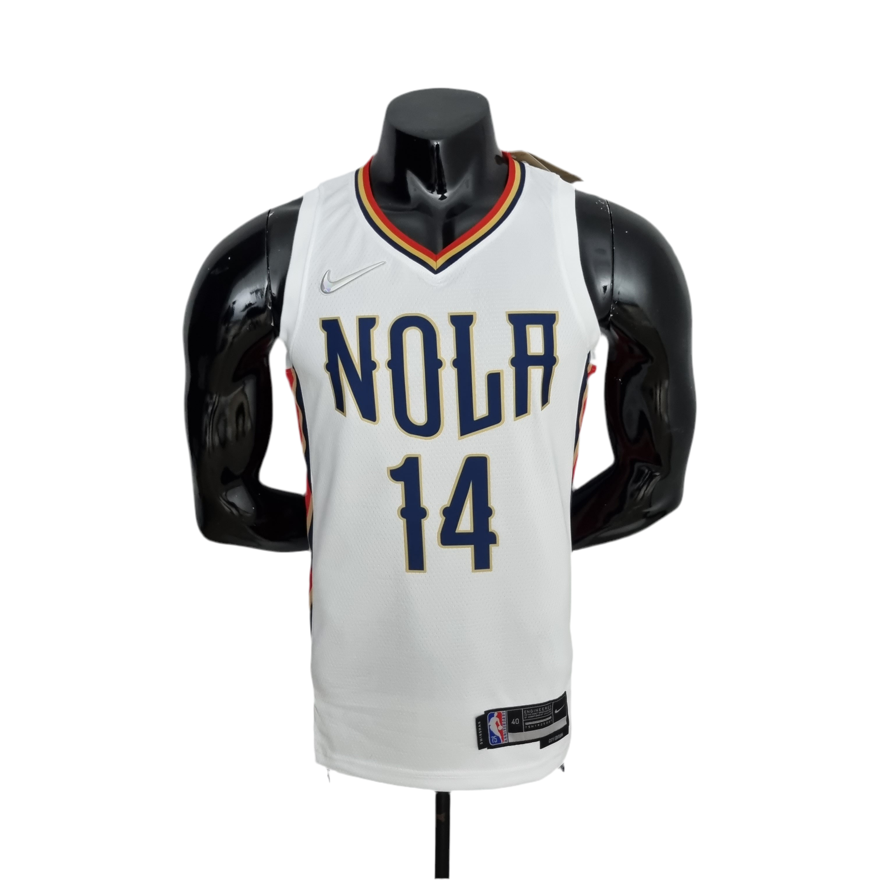 Regata NBA New Orleans Masculina - Branco