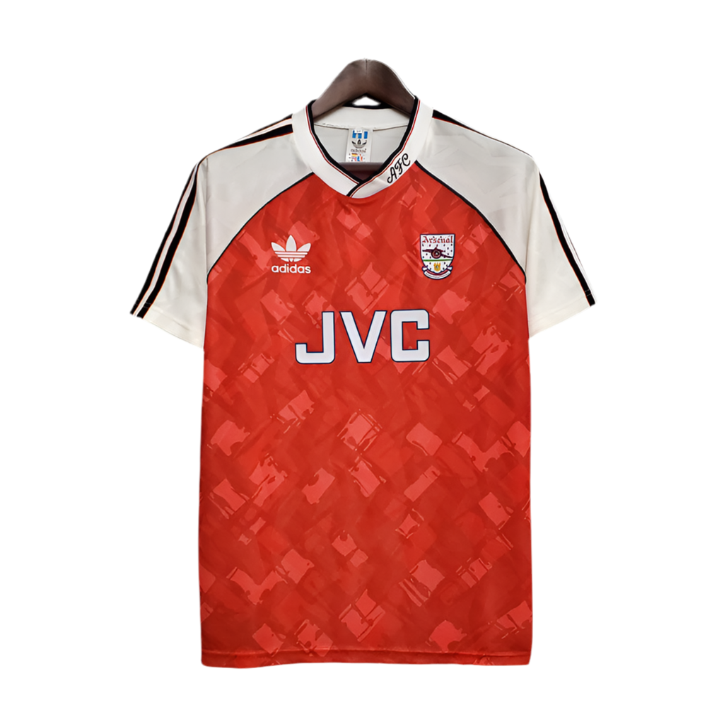 Camisola Arsenal Retrô 1990/1992 - Vermelha